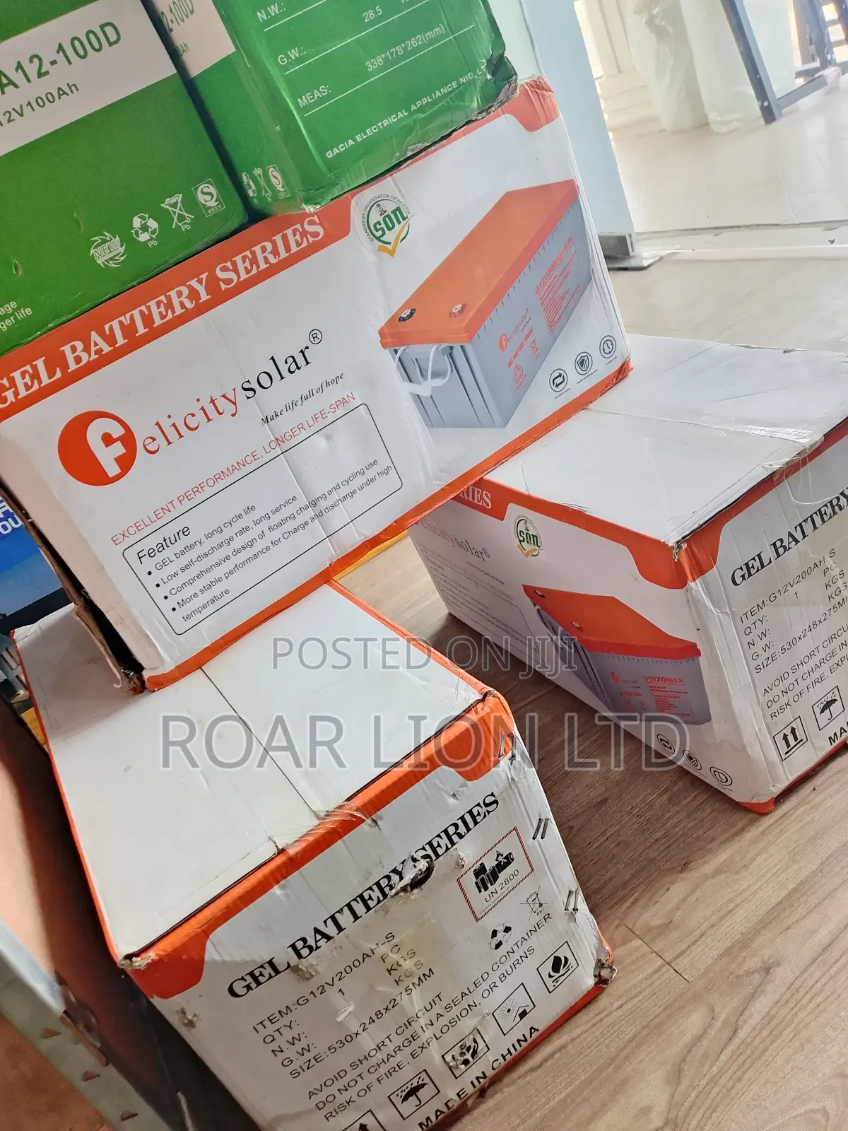 Felicity 200ah Gel Battery