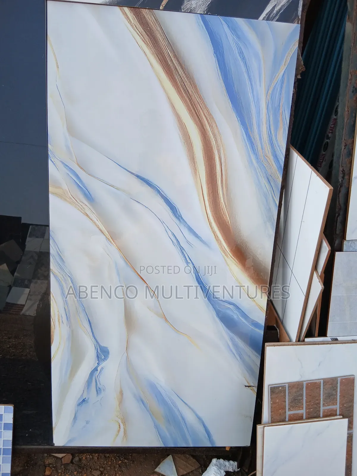 Tiles 60x60 Ceramic at 7000, 60x120 at 13,000, 40x40 at 6000