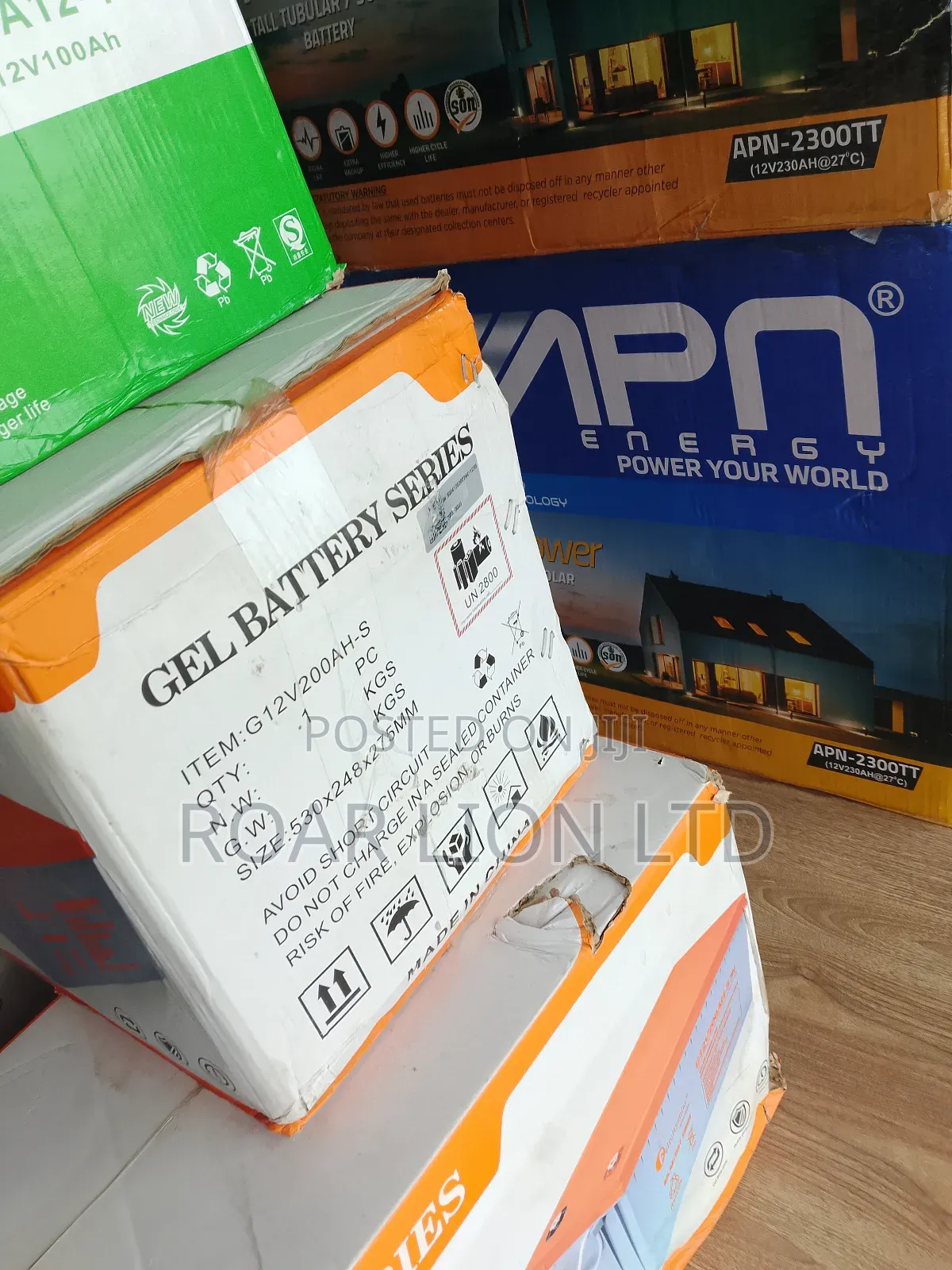 Felicity 200ah Gel Battery