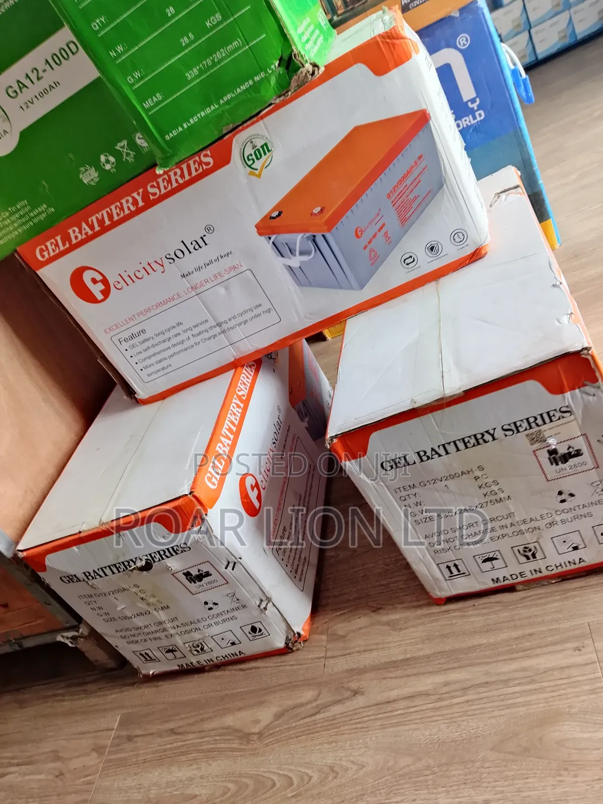 Felicity 200ah Gel Battery