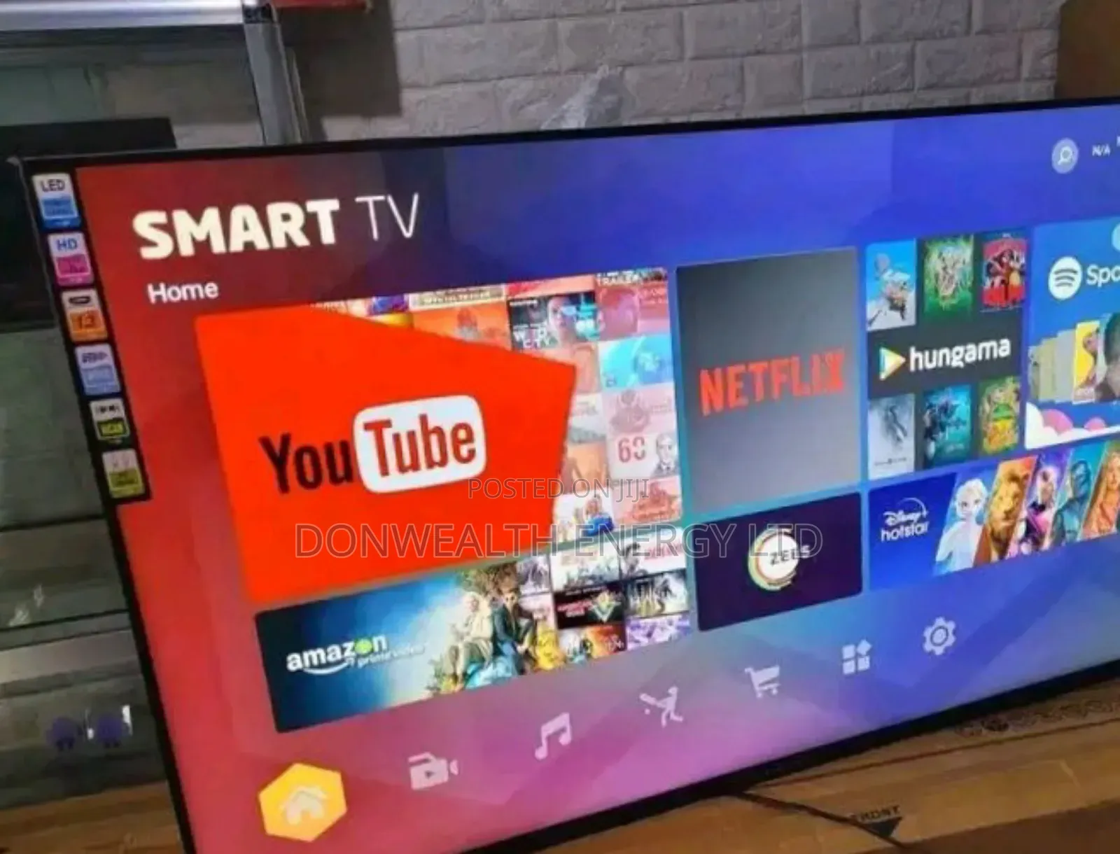 50inches Lg Tv, (Smart on It's Own) Internet Access Availabl
