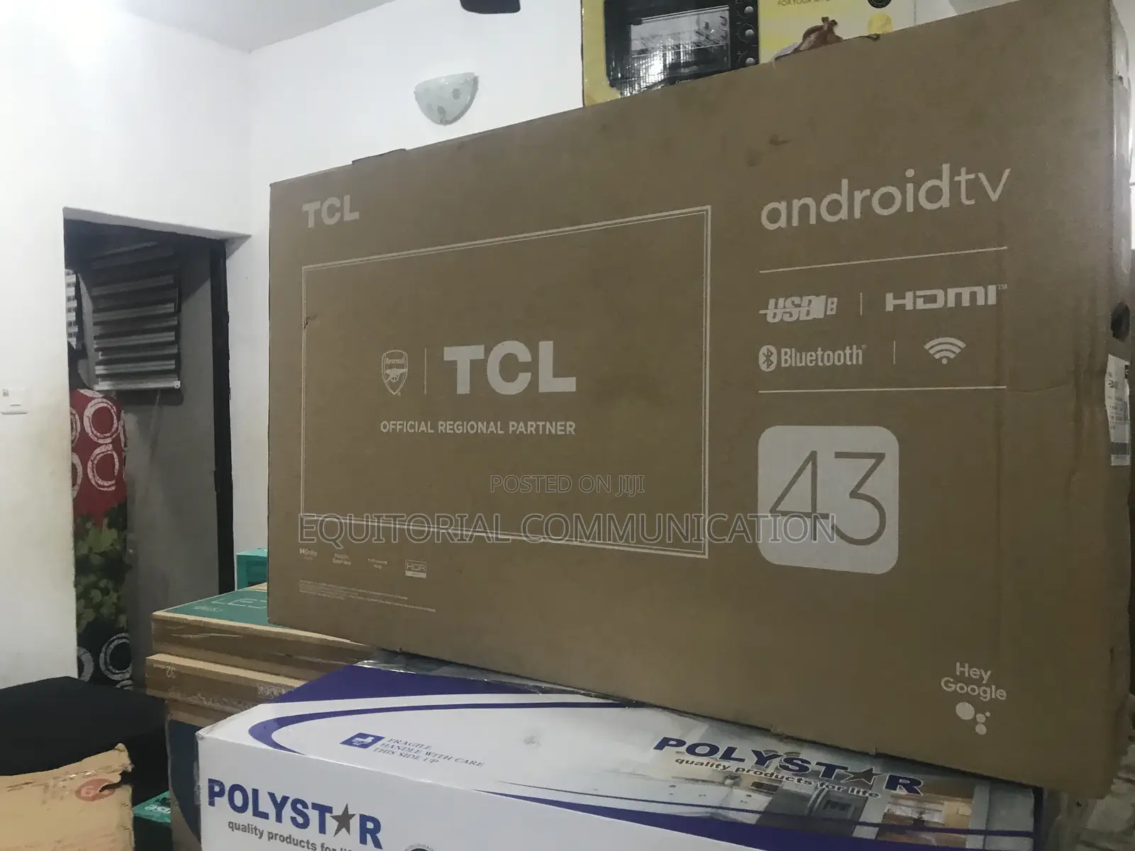 TCL 43 Inches Clear Visual Android Led Smart Tv 43s5400