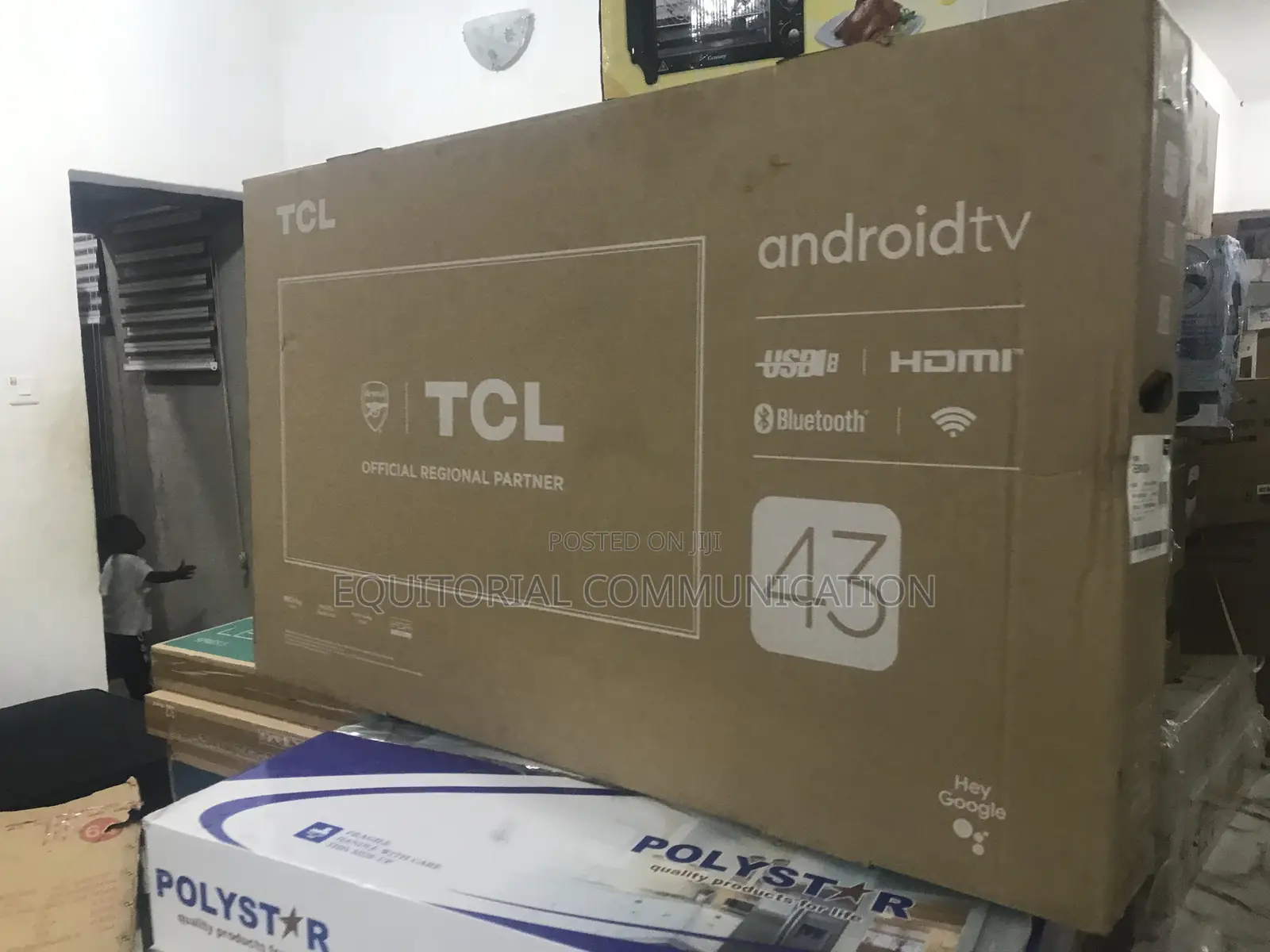 TCL 43 Inches Clear Visual Android Led Smart Tv 43s5400
