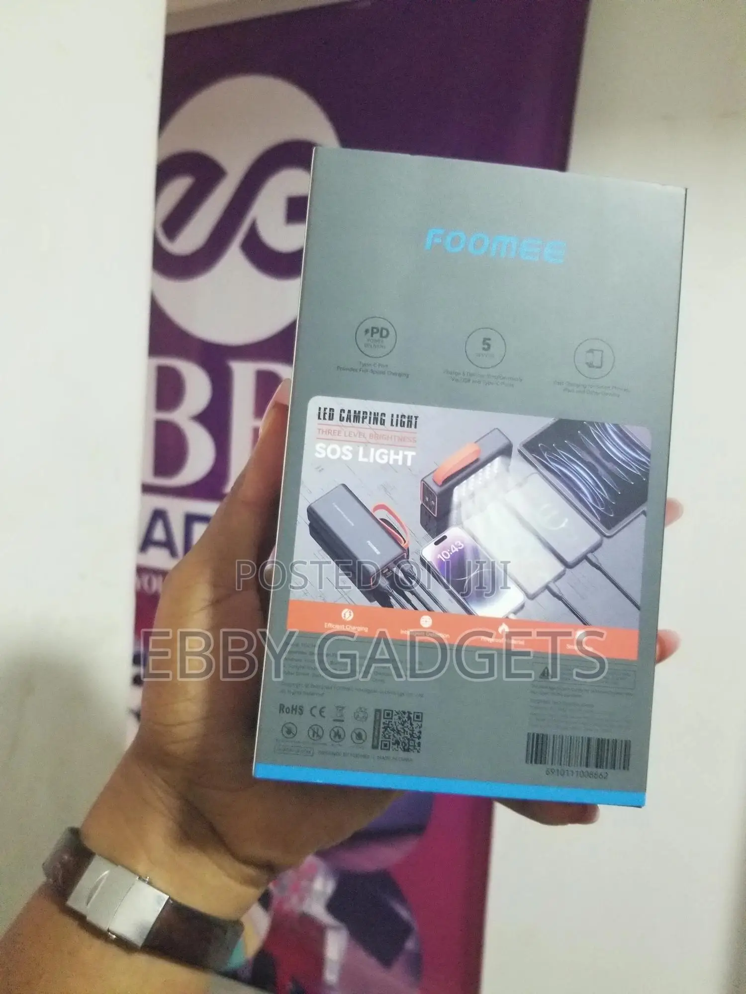 Foomee Power Bank 30000mah 22.5w Type C Input Output