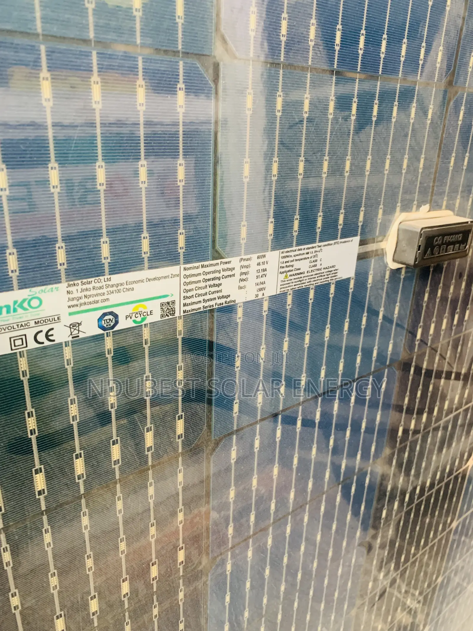 Original 600w Jinko Solar Panels