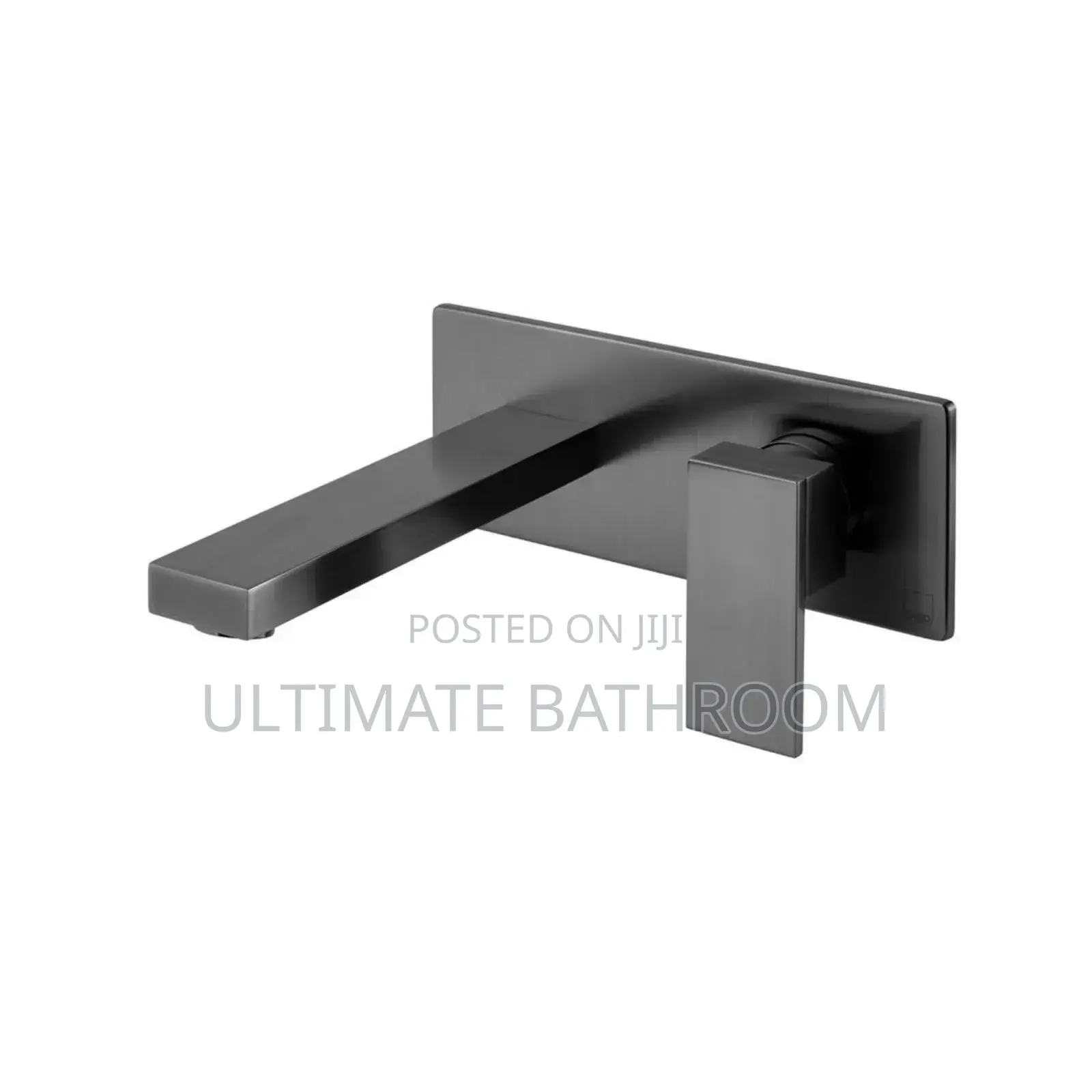 Matte Black Wall Mounted Basin Mixer Tap