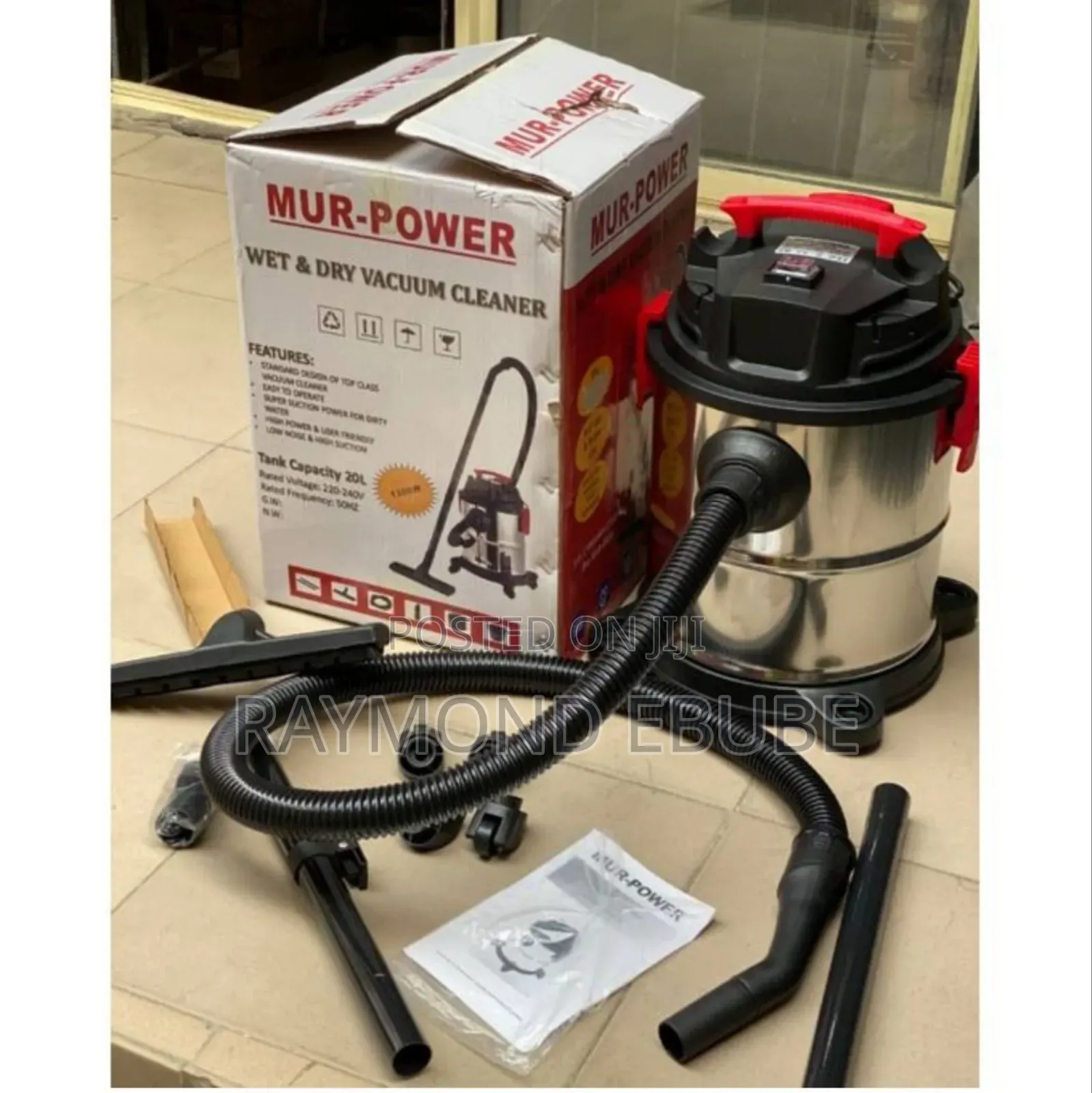 Mur-Power Wet and Dry Vacuum 20l