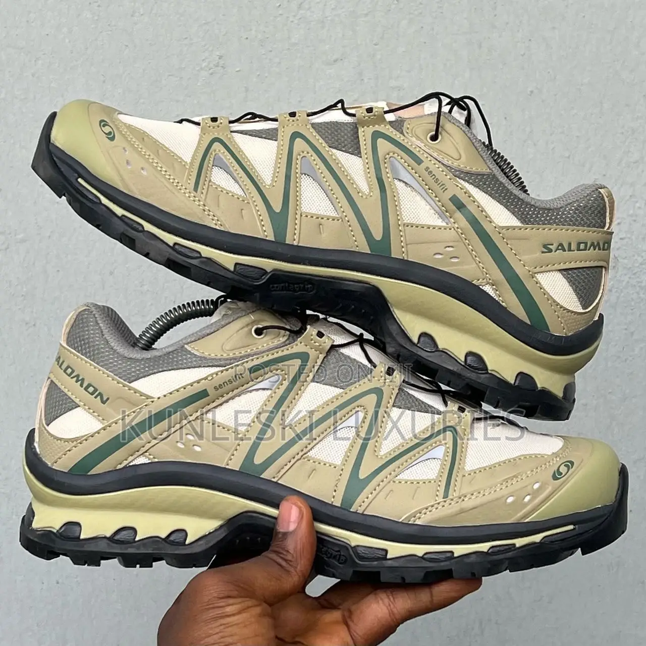 Original Salomon Xt Quest Adv Green Sneakers