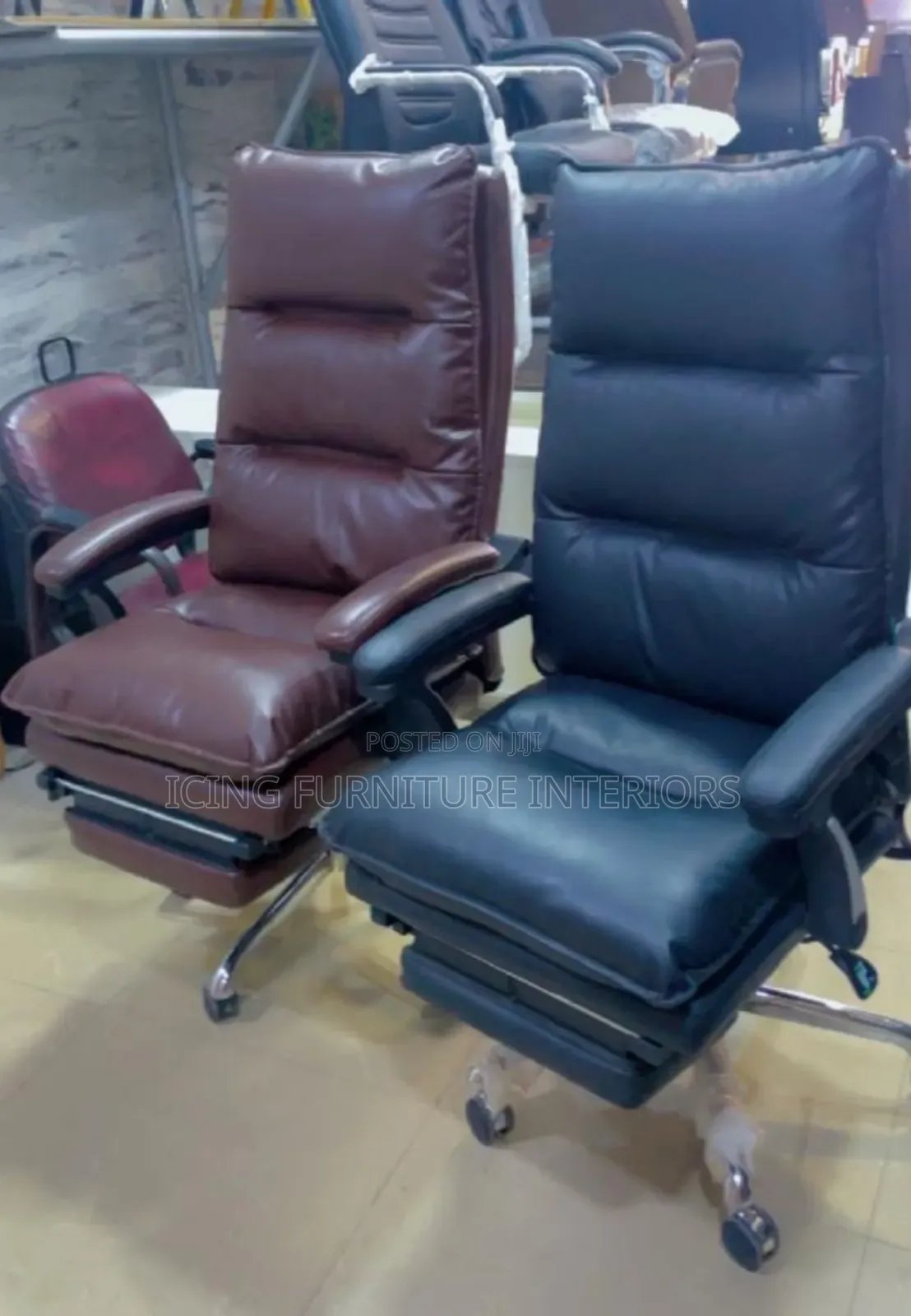 Exotic Boss Office Chair With Footrest