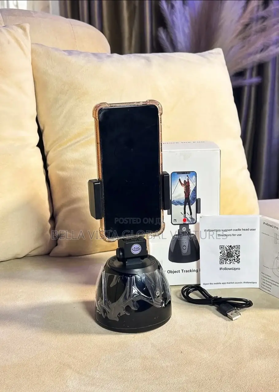 Apia Genie 360 Rotating Phone Stand (Robot Camera Man)
