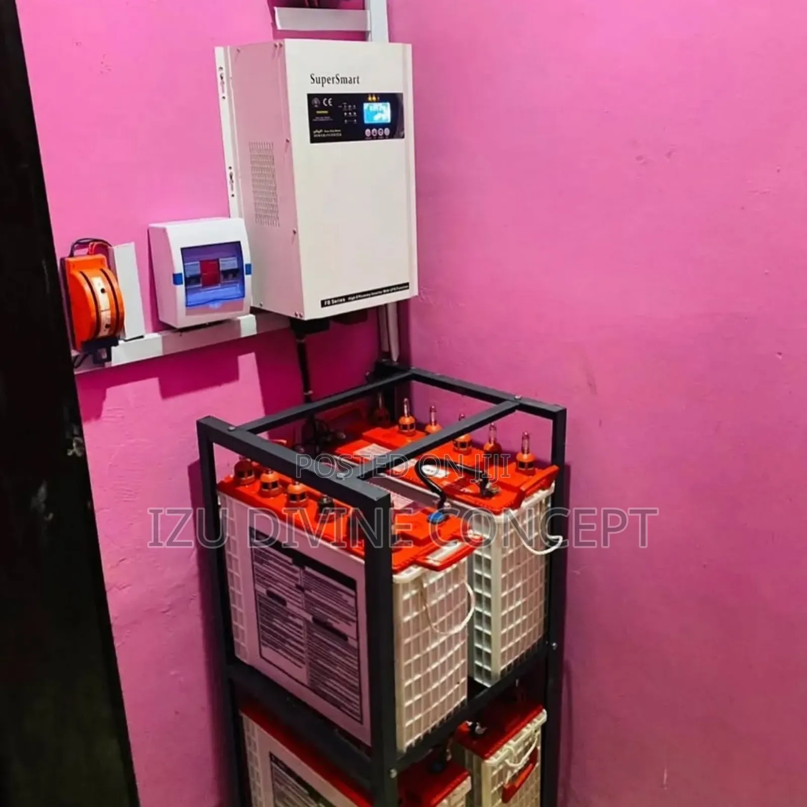 Tubular Battery Setup