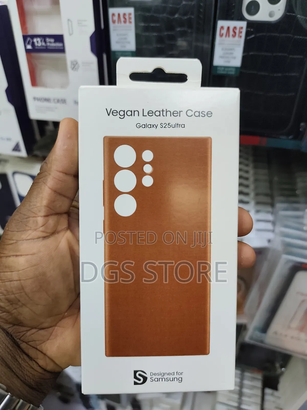 Vegan Leather Case for Samsung Galaxy S25 Ultra Case