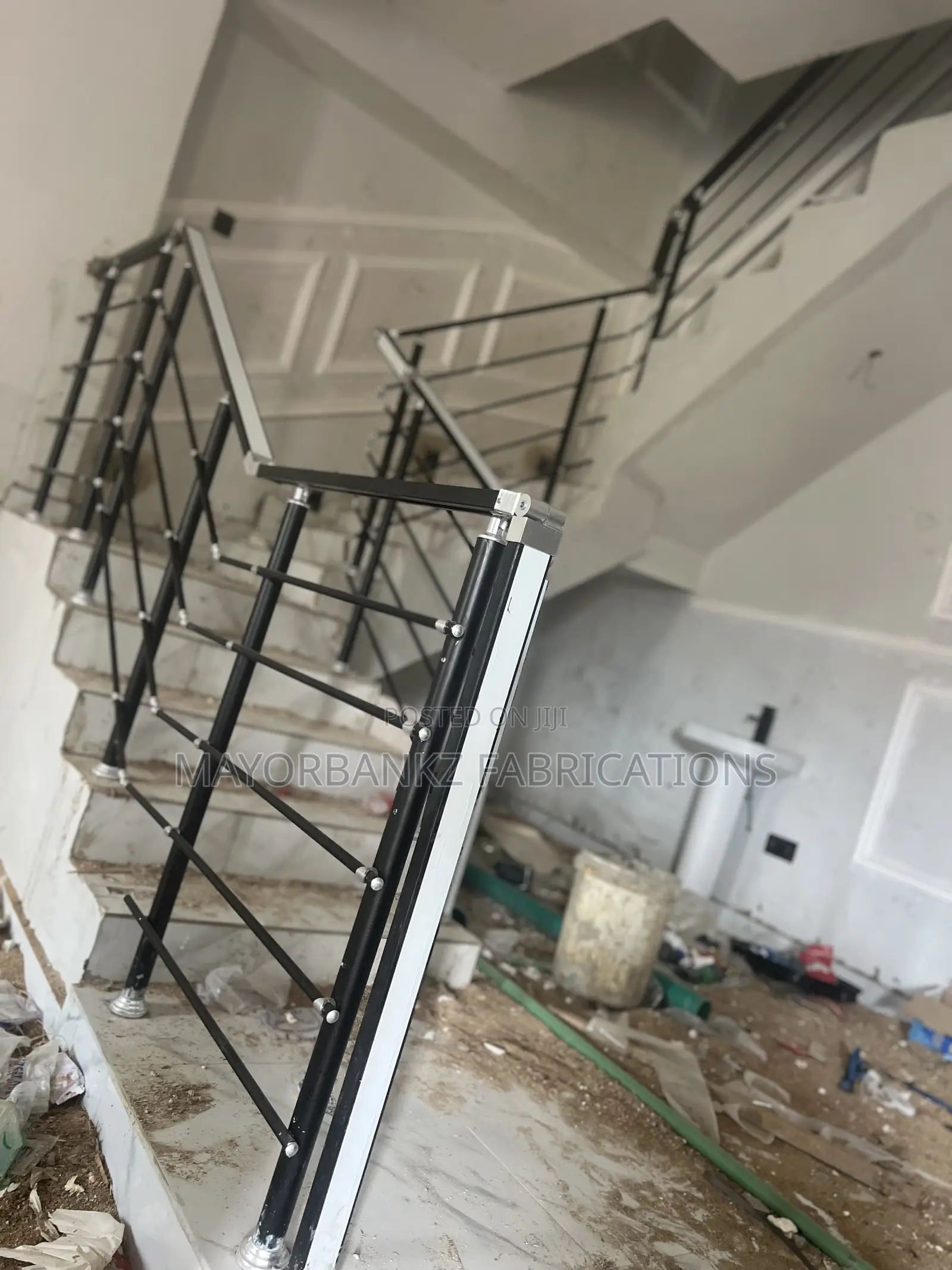 Black Color Aluminium Railings