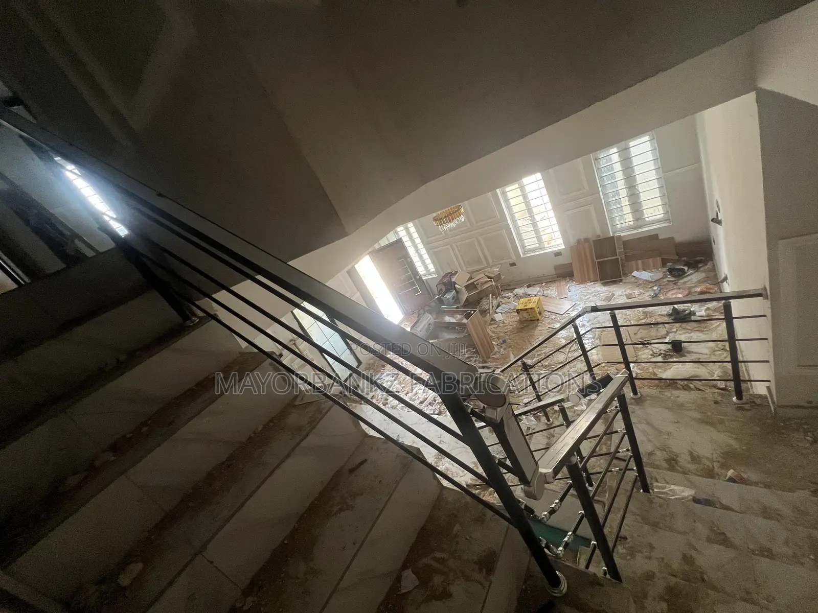 Black Color Aluminium Railings