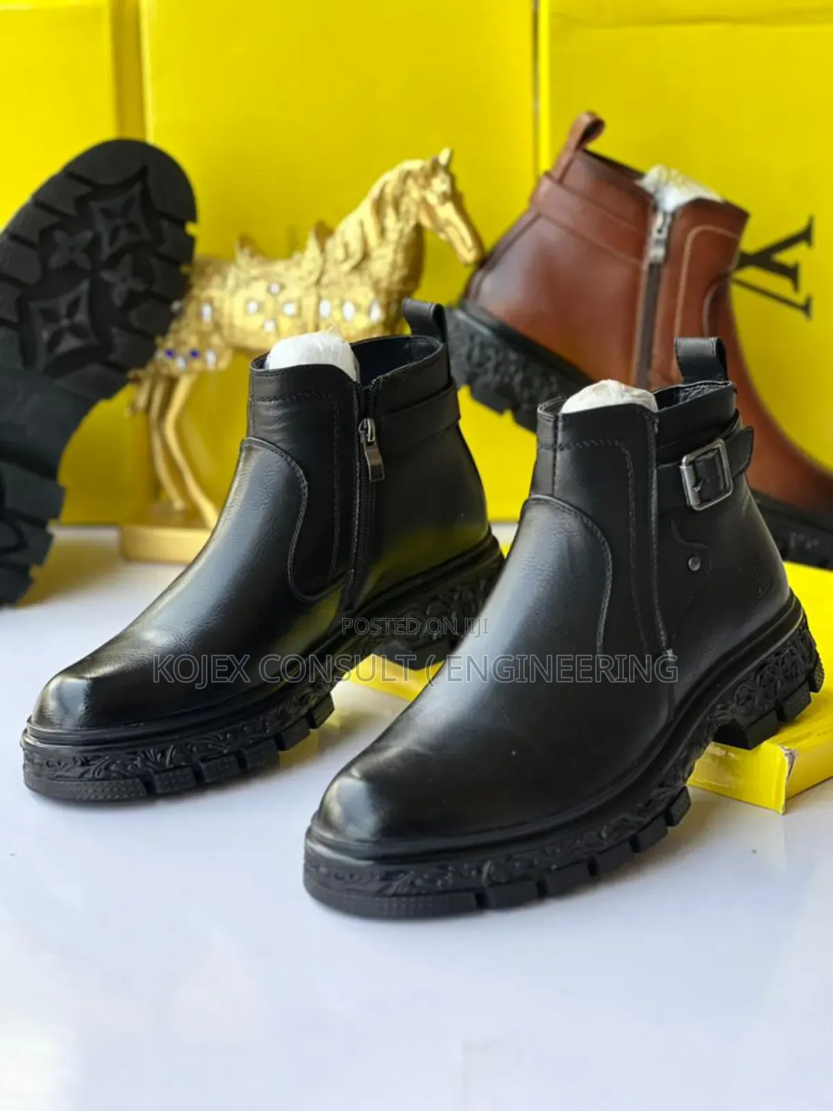 Bold Ankle Men Luxury Designers Shoe
