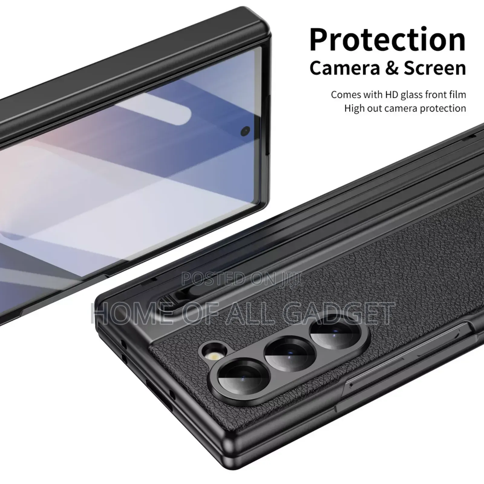 Galaxy Z Fold 6/5/4/3 Case Hinge Protection Screen Cover+Pen