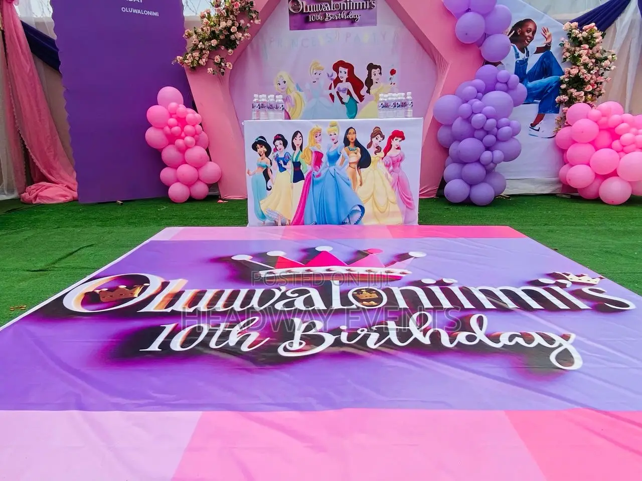 Disney Princess Birthday Theme for 10th Celebration