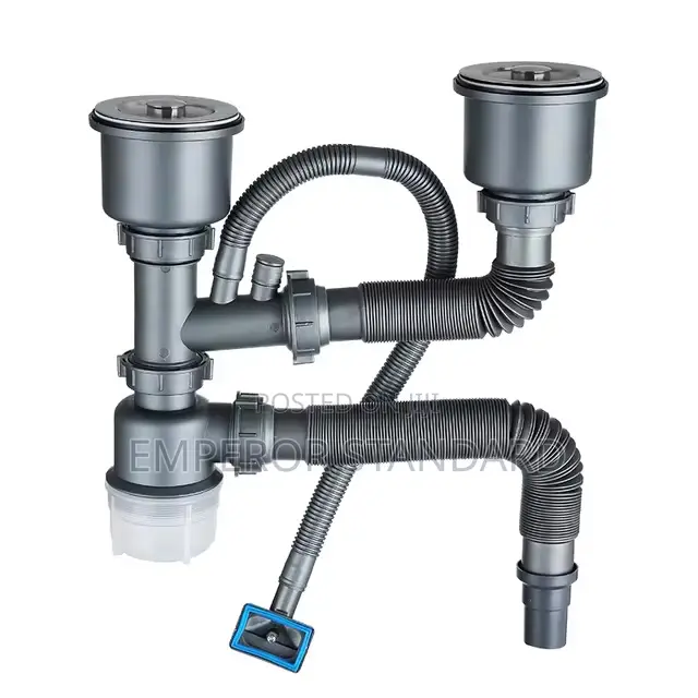 Double 3inches Kitchen Sink Discharge Drain Waste Set