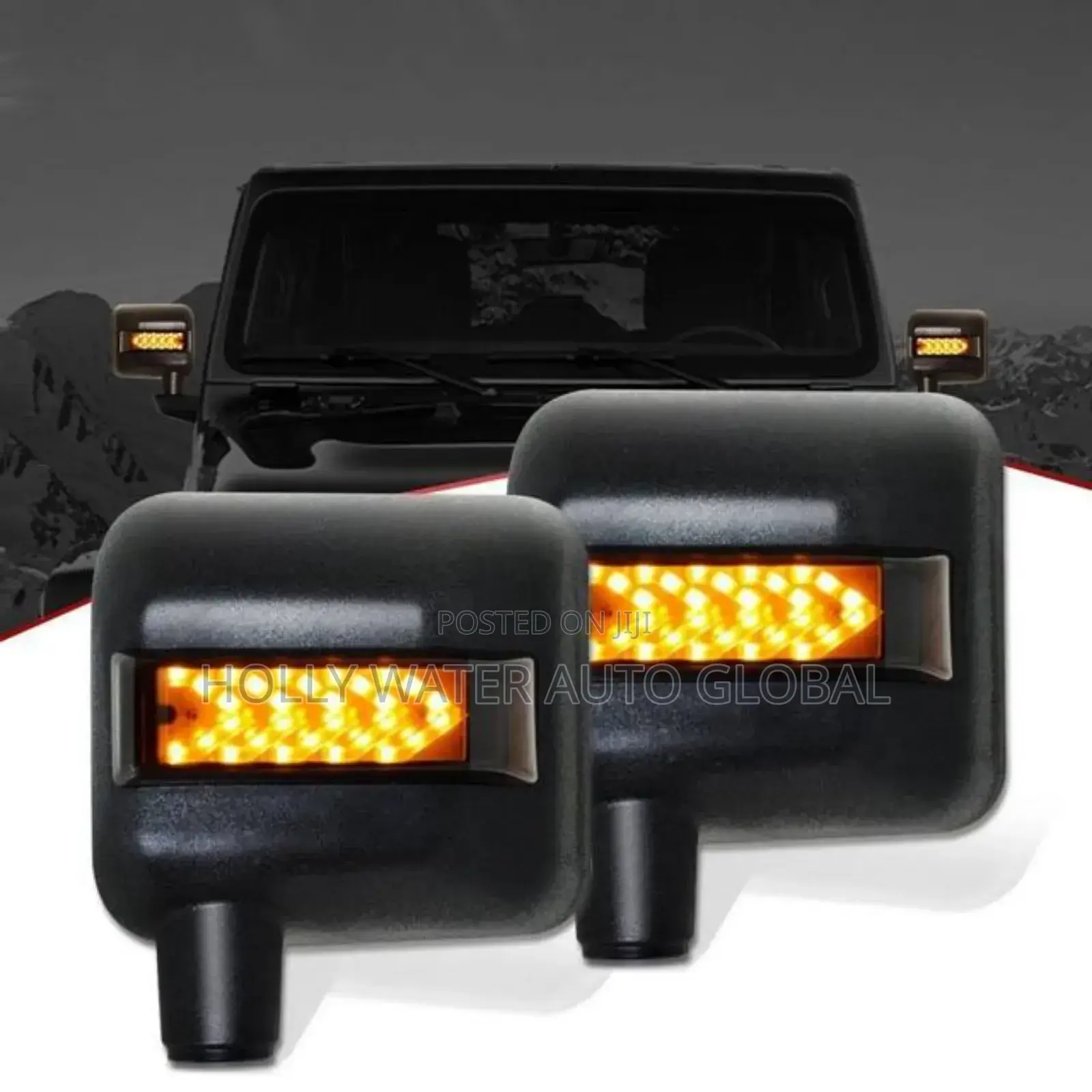 Jeep Wrangler Side Mirror Cover Led Lights