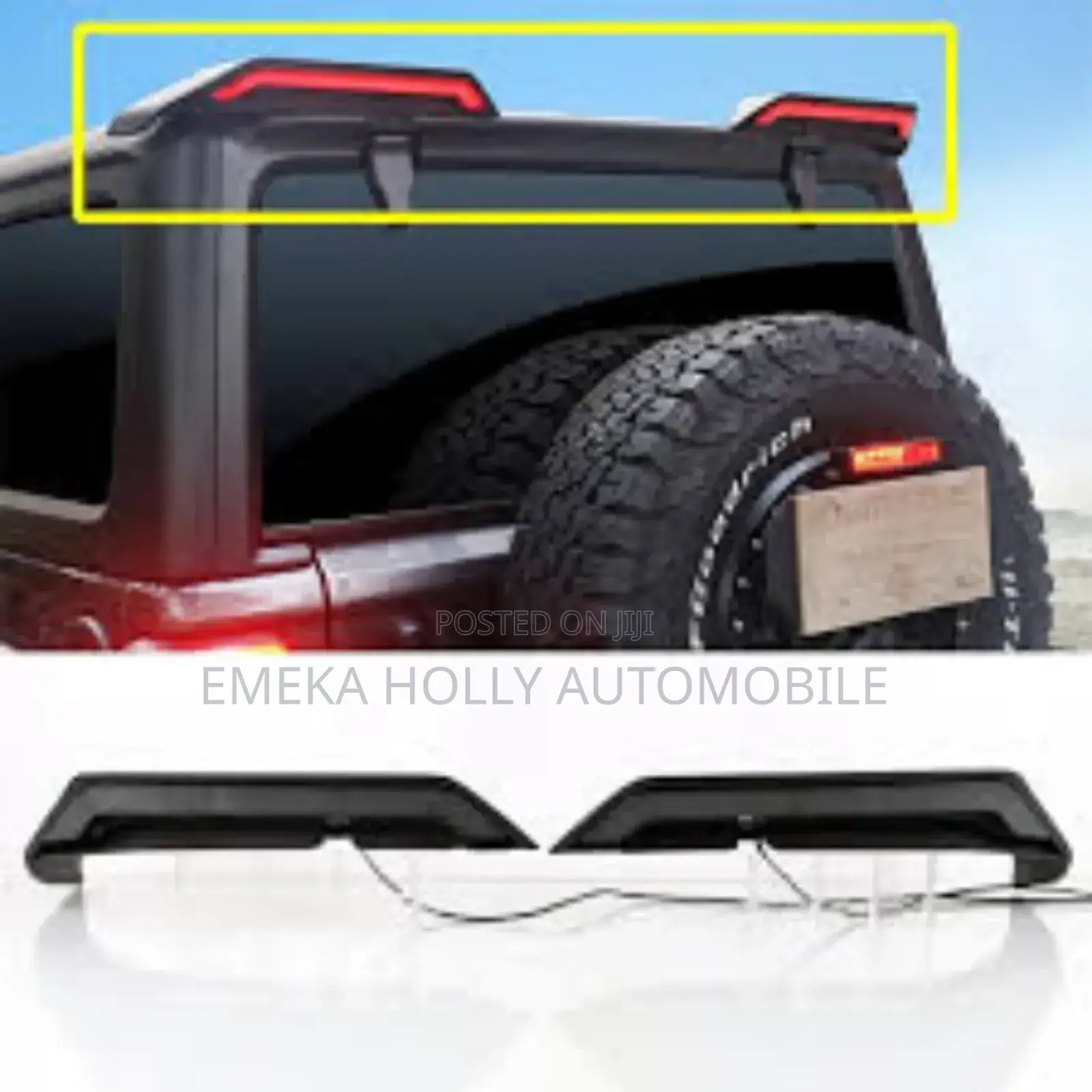 Jeep Wrangler Back Spoiler