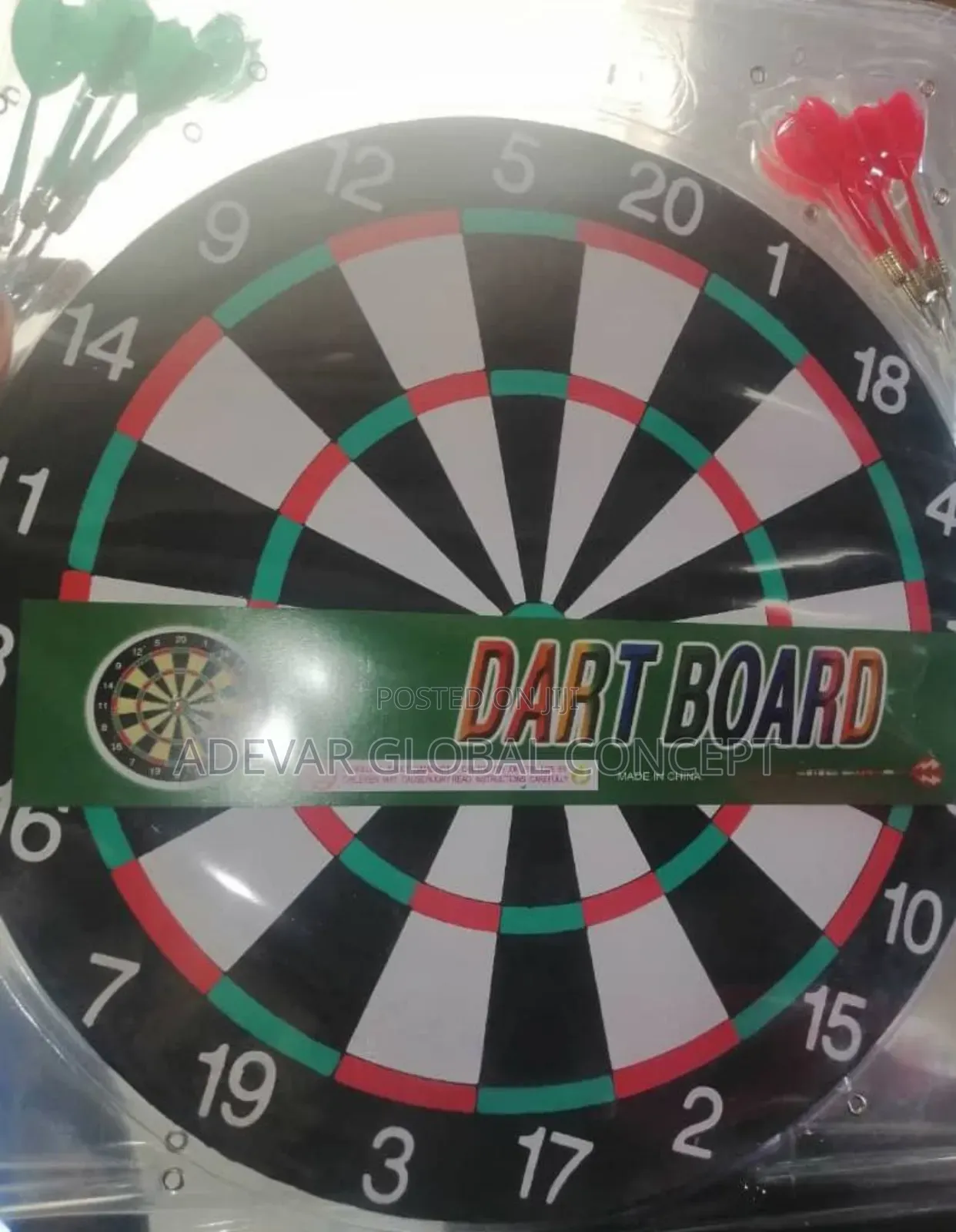 Wall Dart Board  Game / Decor for Home Office Use Etc