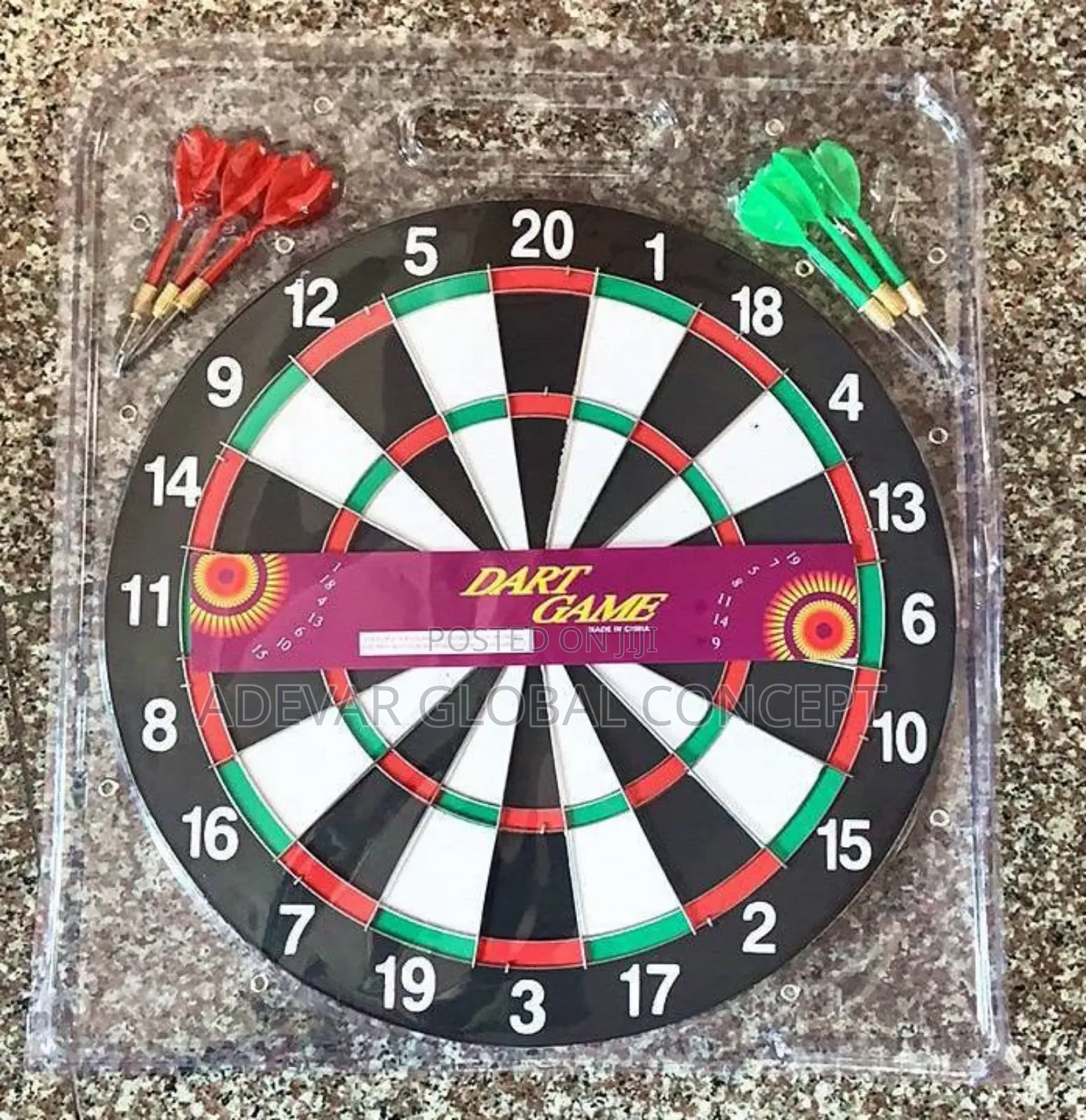 Wall Dart Board  Game / Decor for Home Office Use Etc