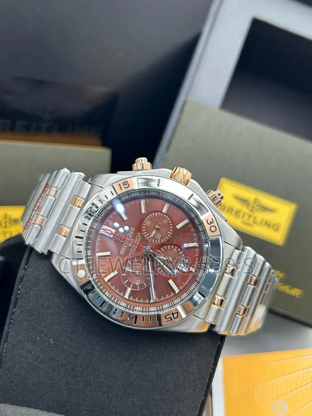 High Quality Breitling Men's Watch (Luxury) Quality Chain