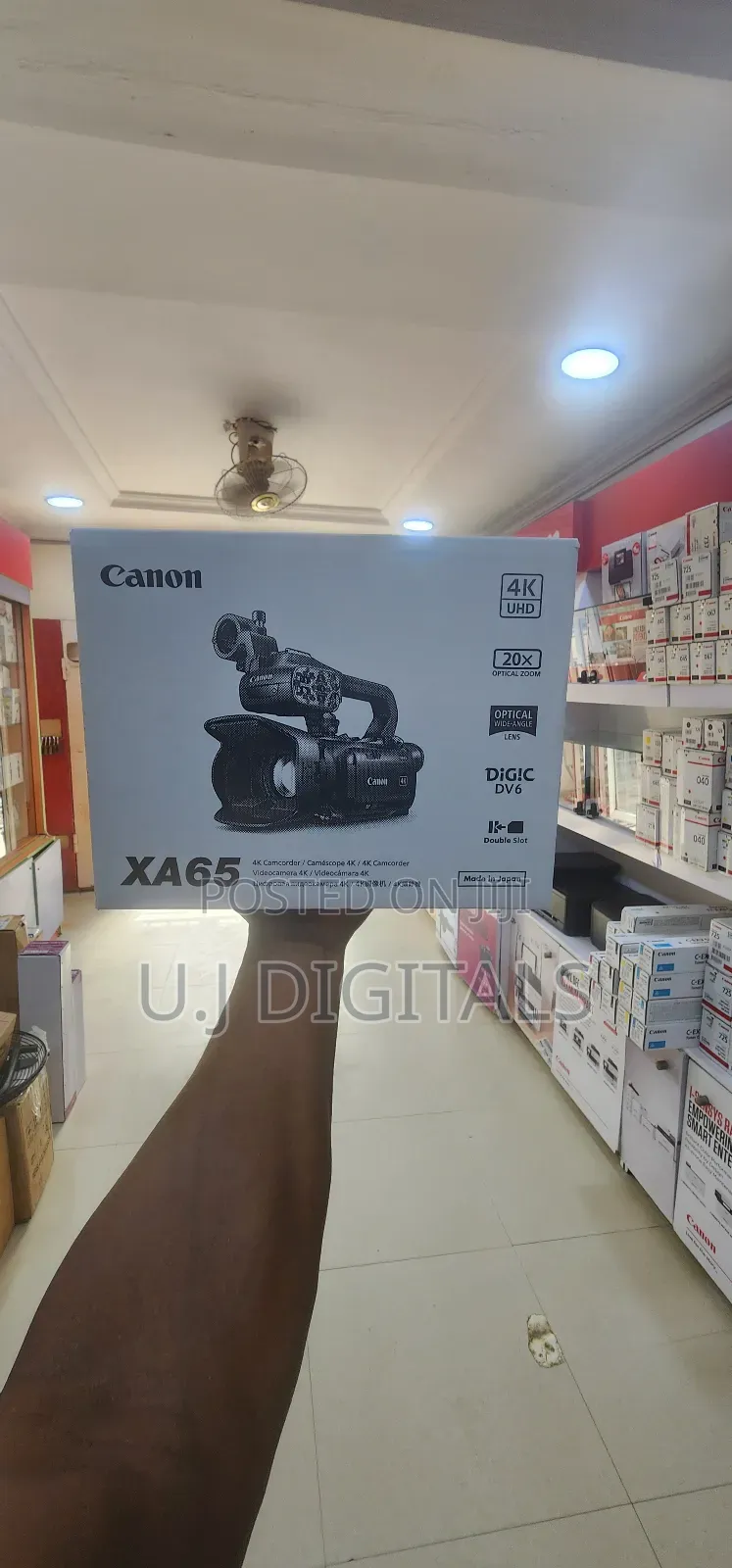Canon Xa65  Professional Uhd 4k Camcorder