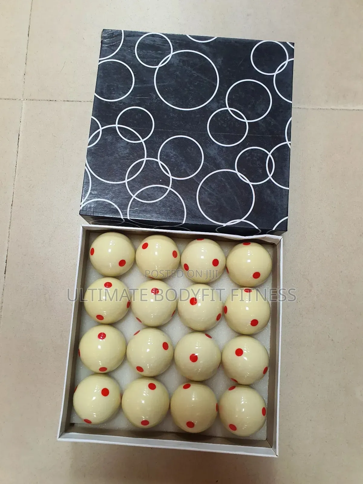 Brand New Pool Cue Ball Spotted White Pool Ball