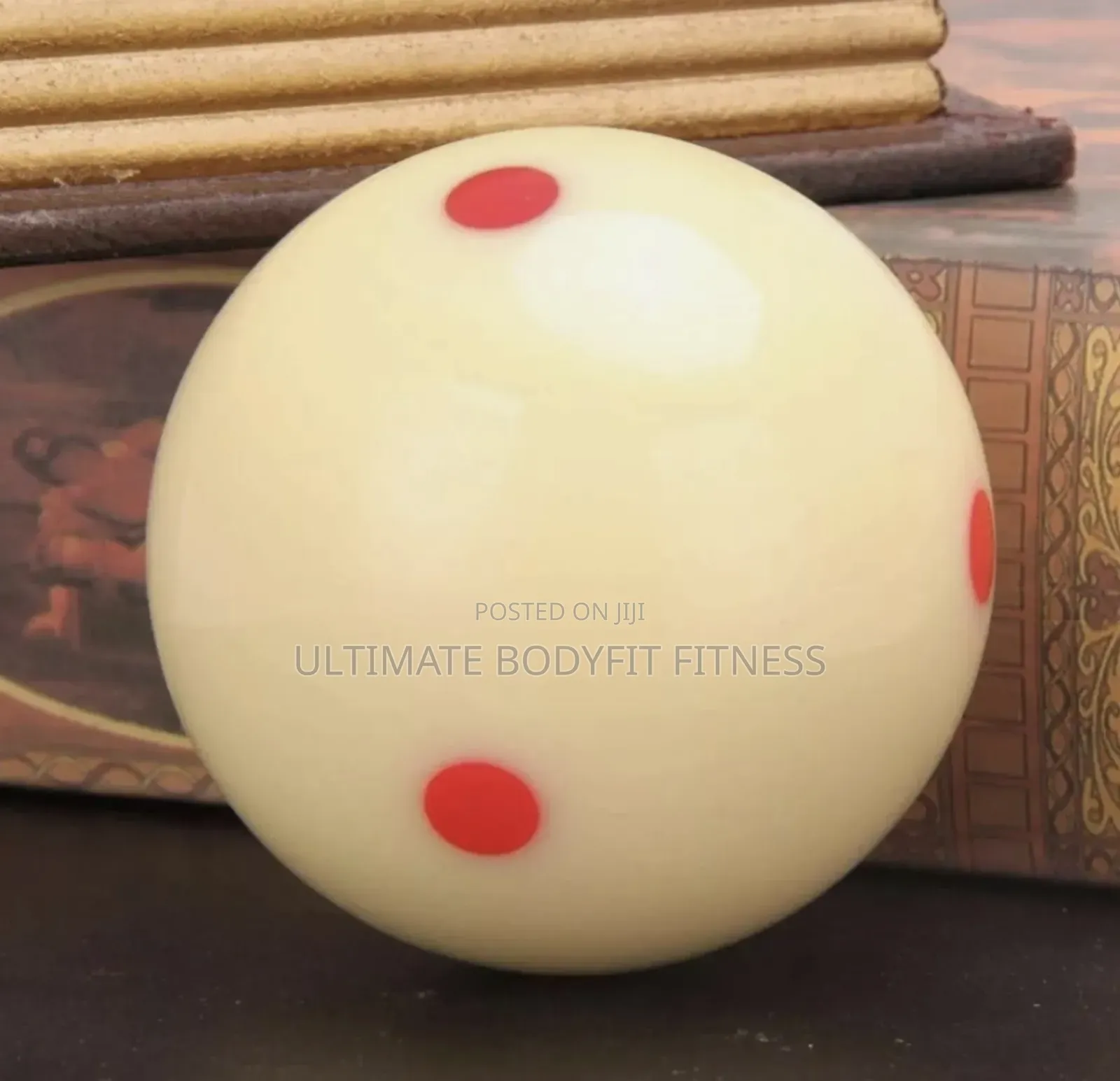 Brand New Pool Cue Ball Spotted White Pool Ball