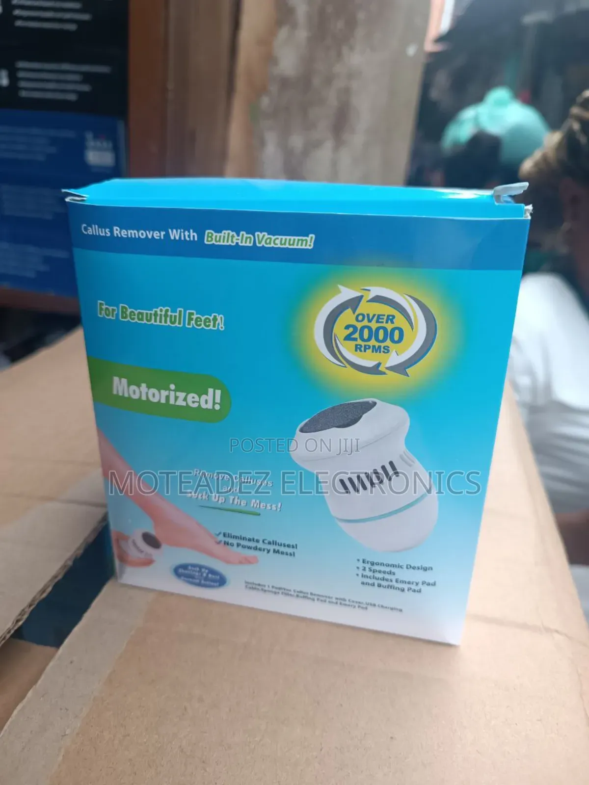 Find Back Usb Rechargeable Feet Grinder/Callus Remover