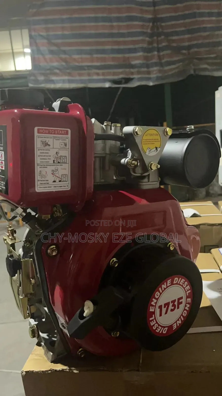 Diesel Engine Air Cooled Manuel Start (Model 173f)