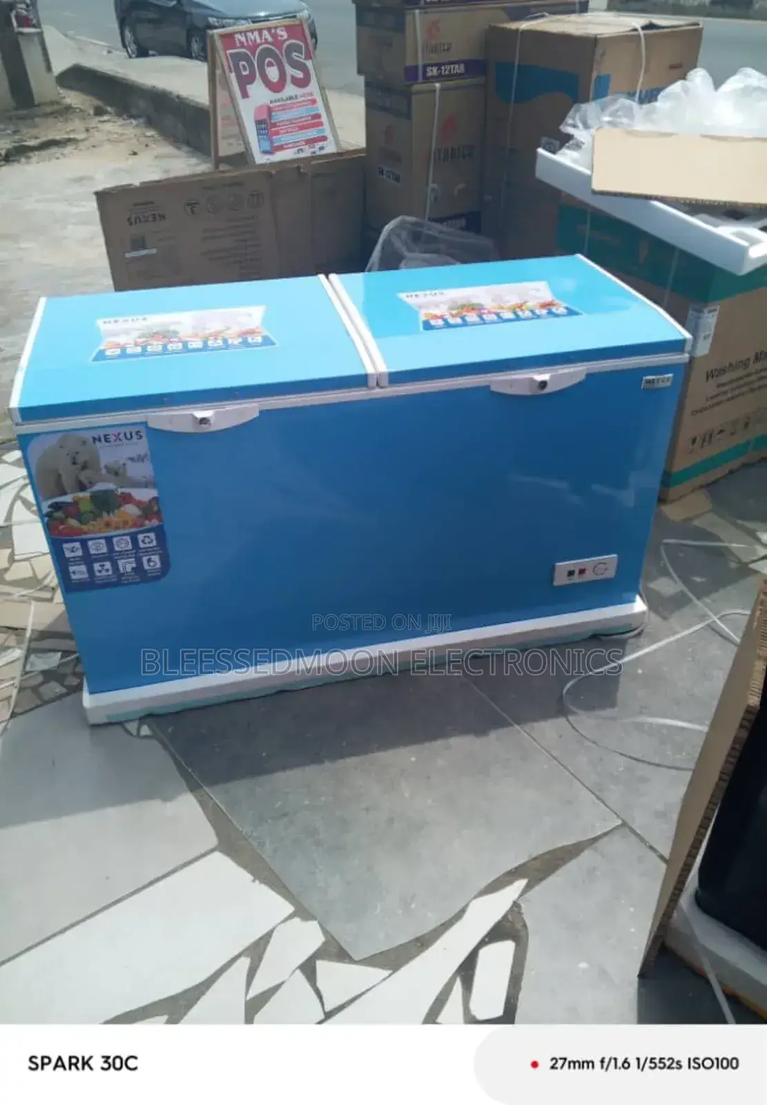 Nexus 500liters Double Doors Chest Freezer Low Voltage