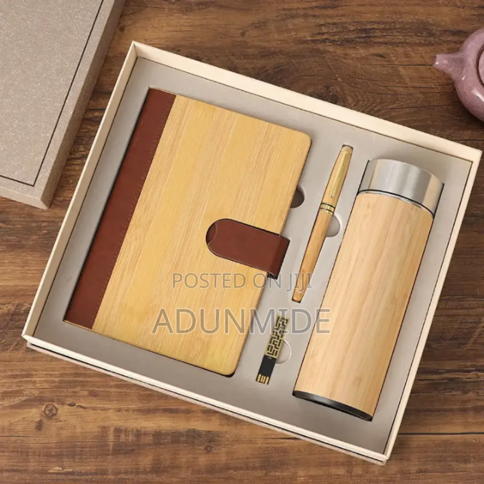 4 PCS Luxury Bamboo Gift Set