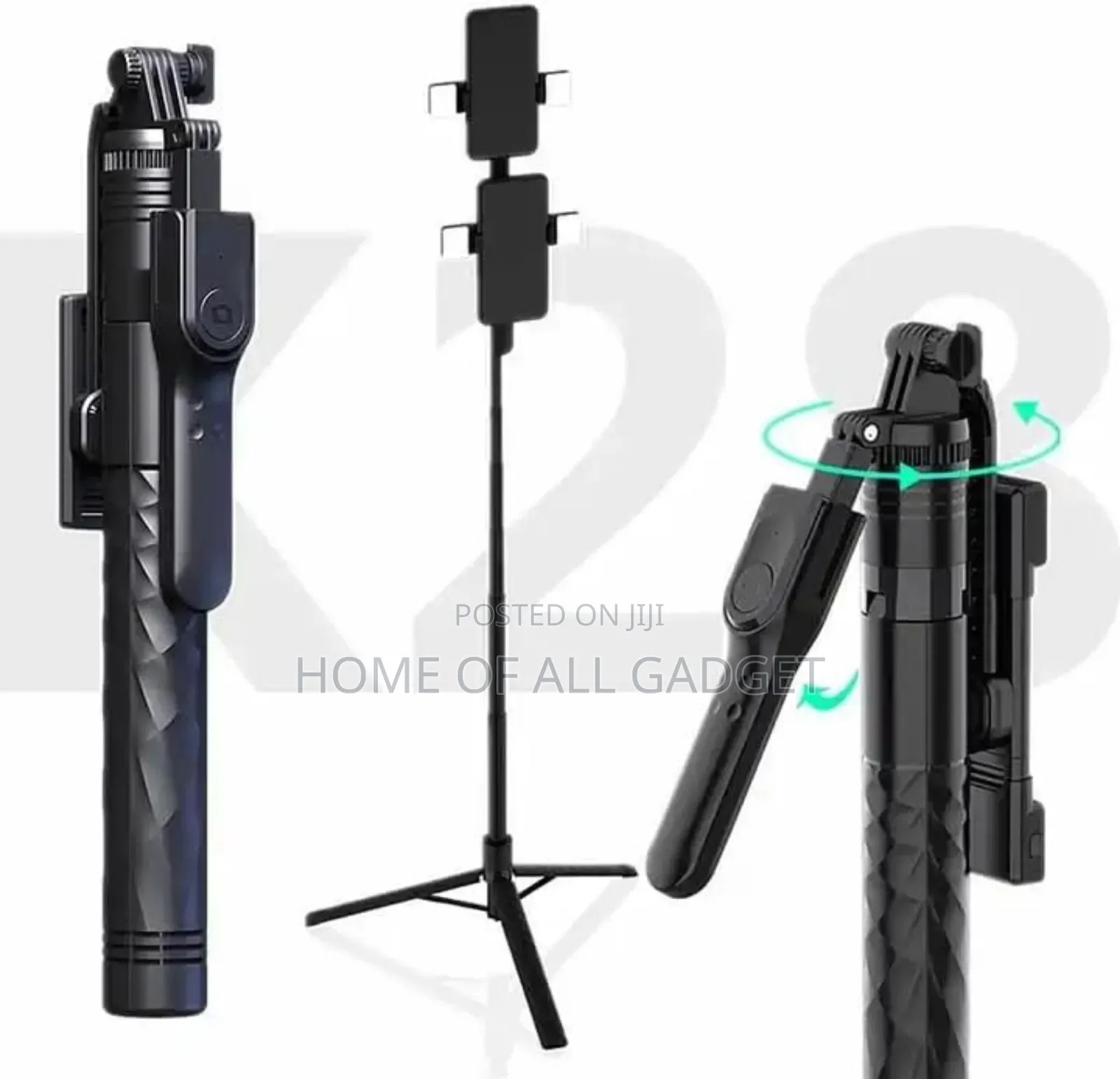 Wireless Selfie Stick for Live Broadcasting Phone Holder