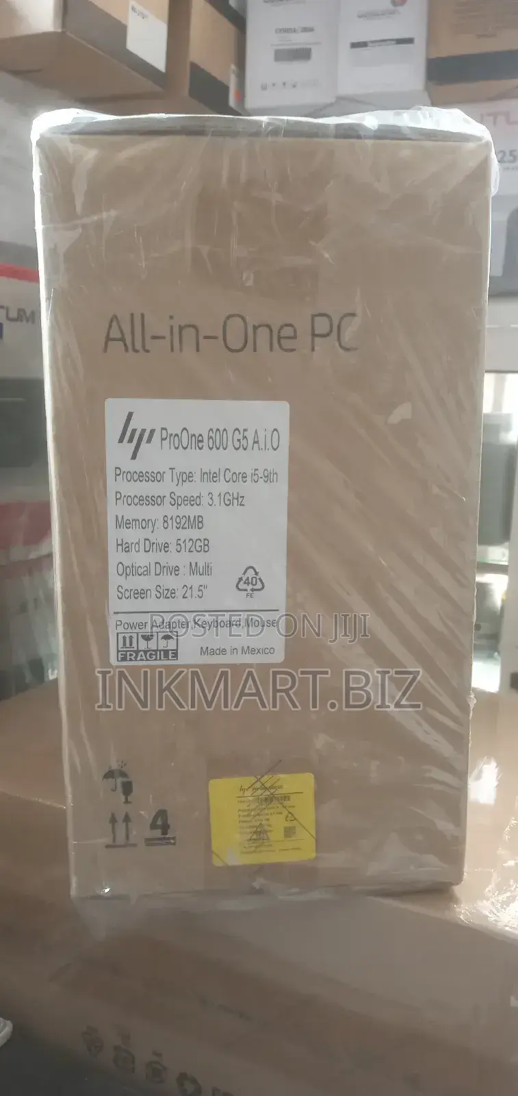 New Desktop Computer HP ProOne 600 8GB Intel Core i5 SSD 512GB