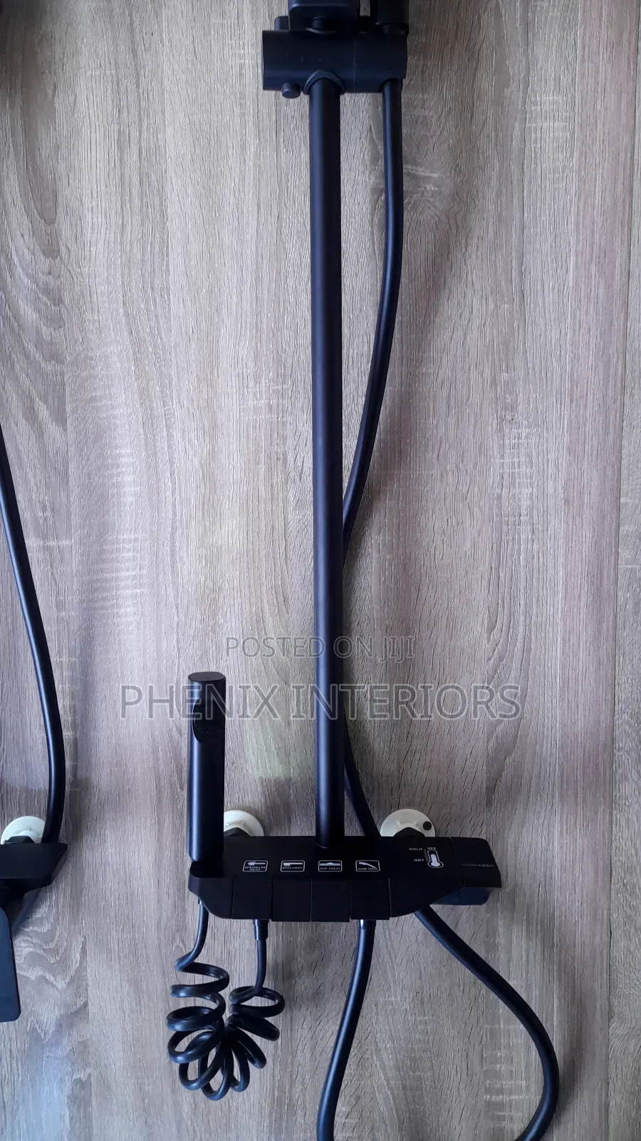 Black Luxury Mixer Shower With Bum Bum Wash