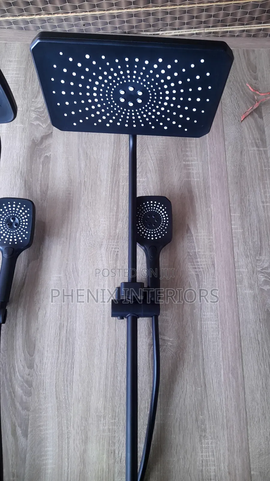 Black Luxury Mixer Shower With Bum Bum Wash