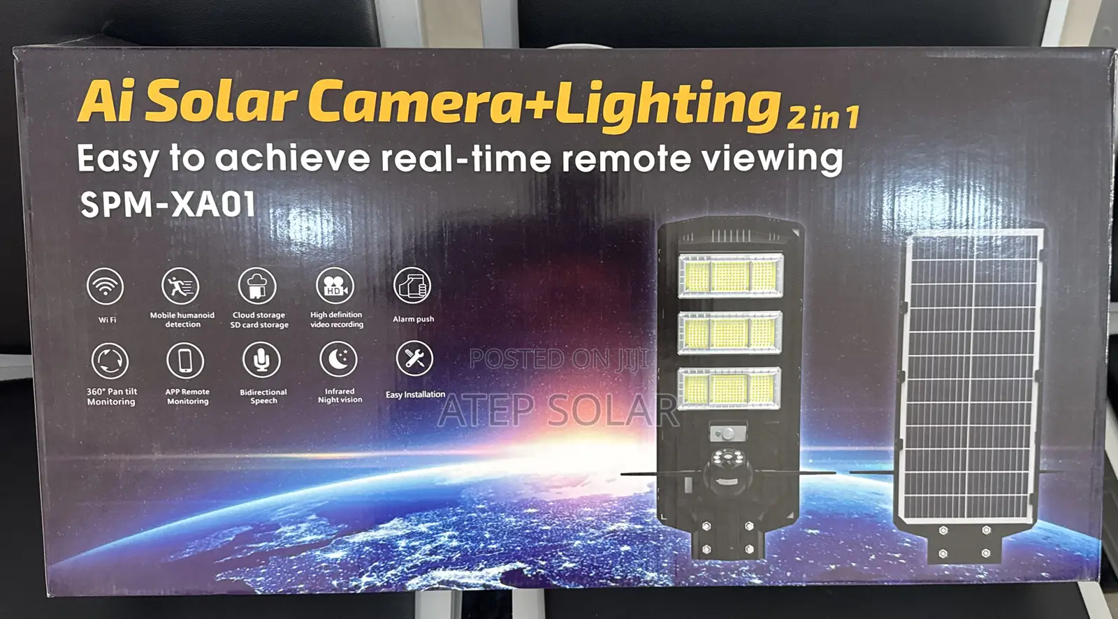 All in One Solar Street Light+ Camera