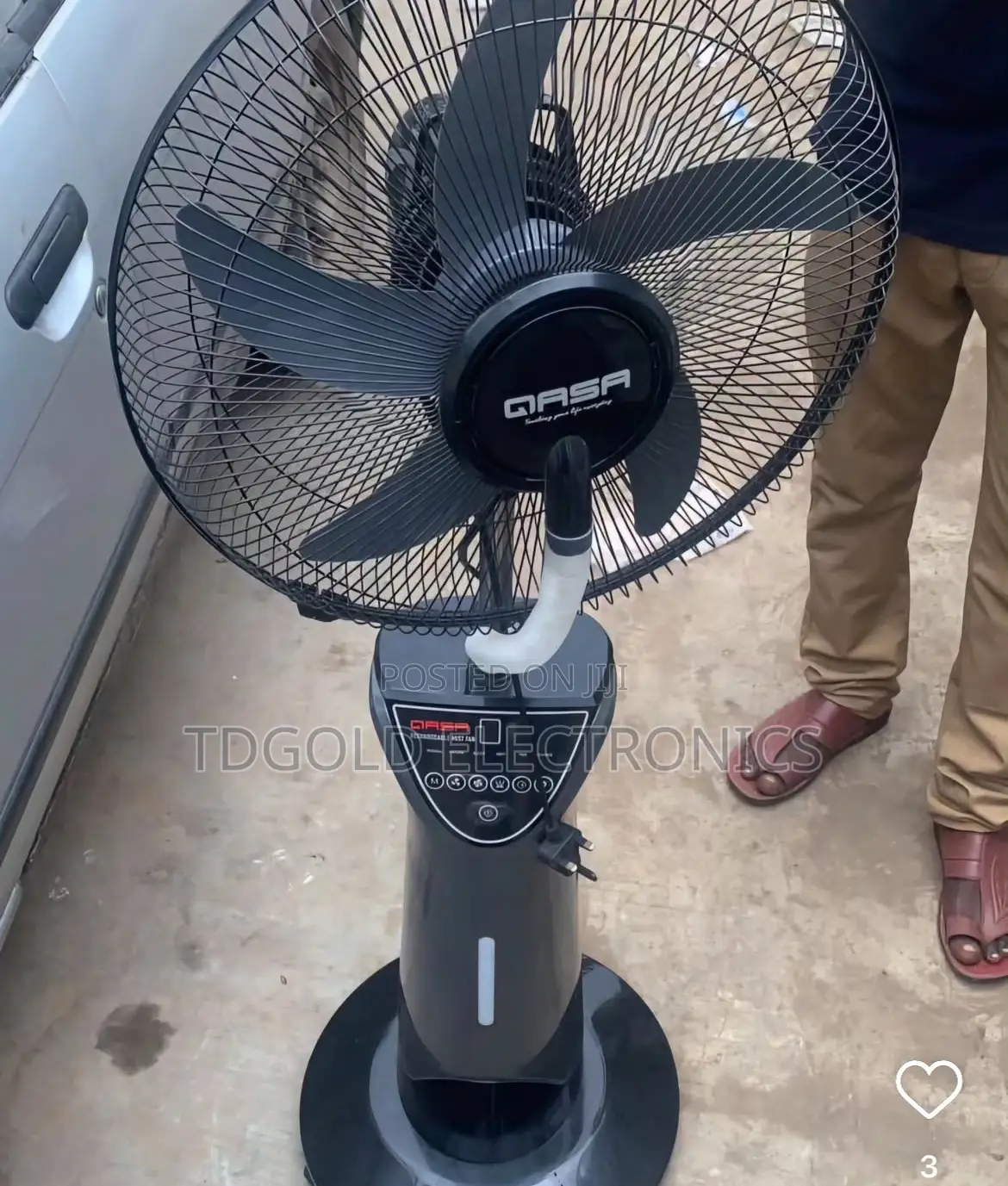 Qasa Rechable Mist Fan 16 Inchs