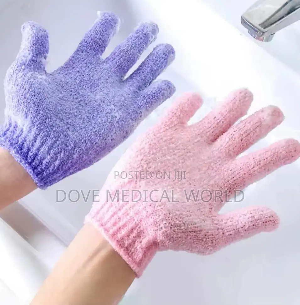 Shower and Exfoliating Gloves (2 Pieces)