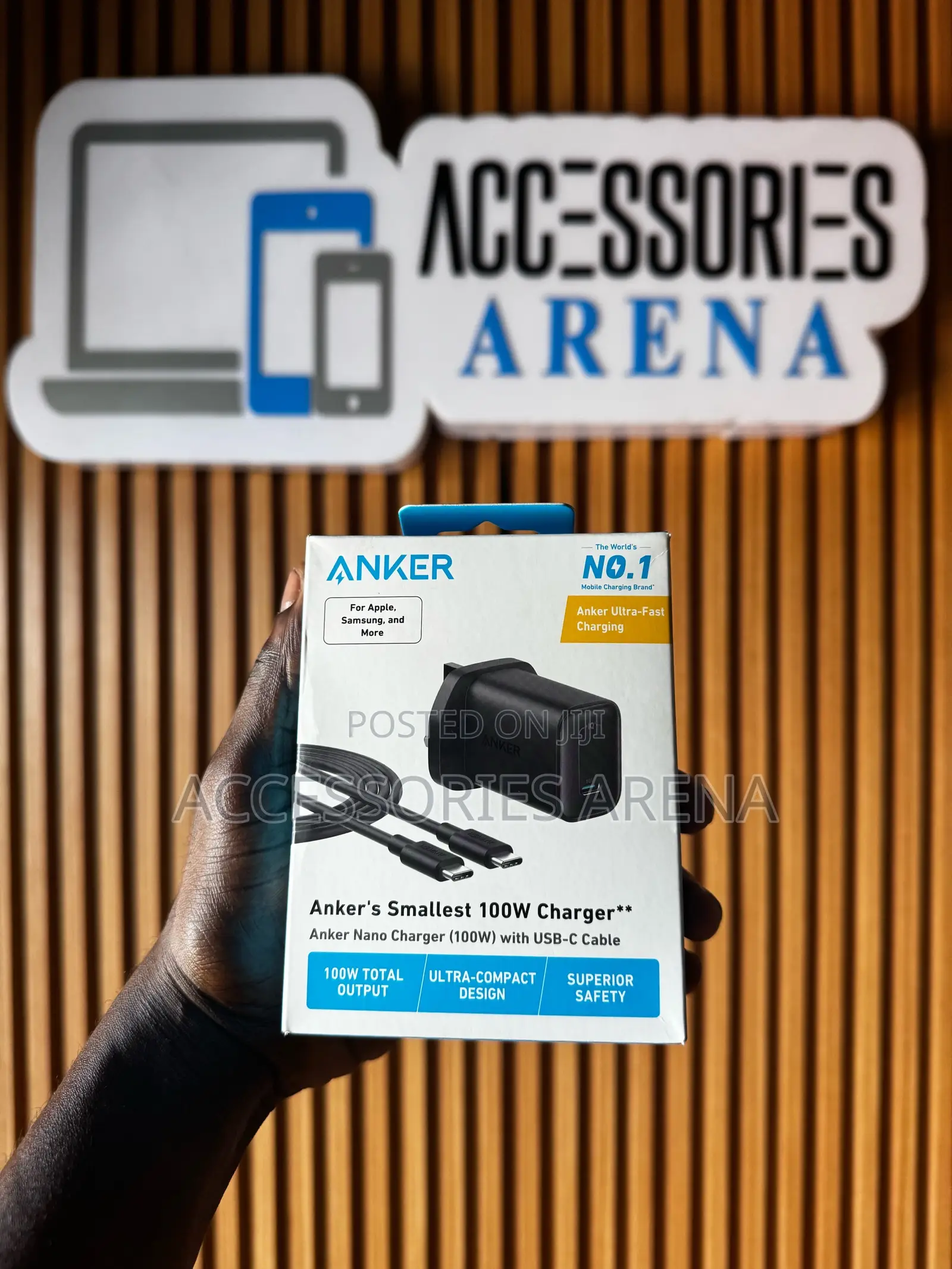 Anker Nano Charger (100w) With Usb-c Cable
