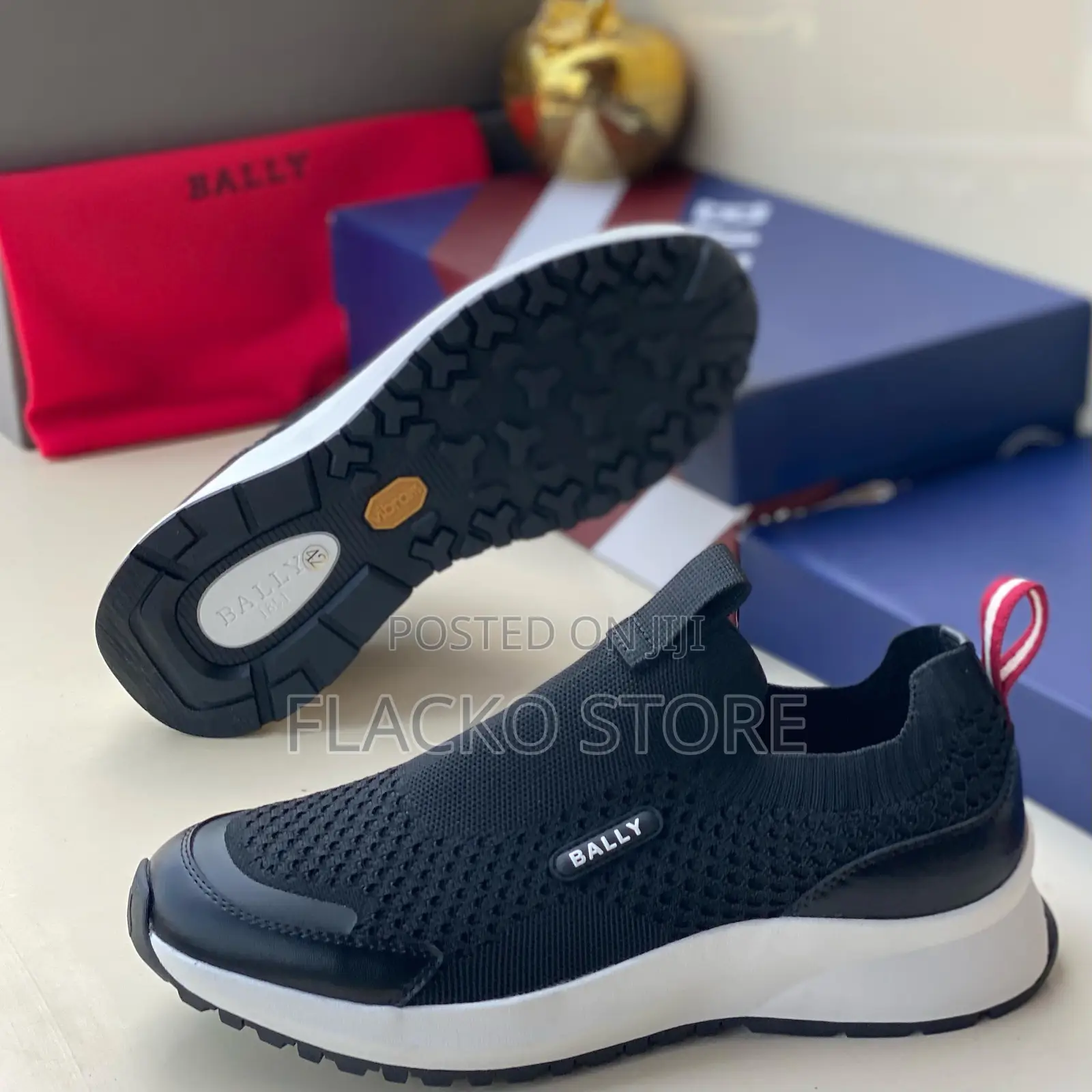 Original Bally Casual Slip Ons Sneakers