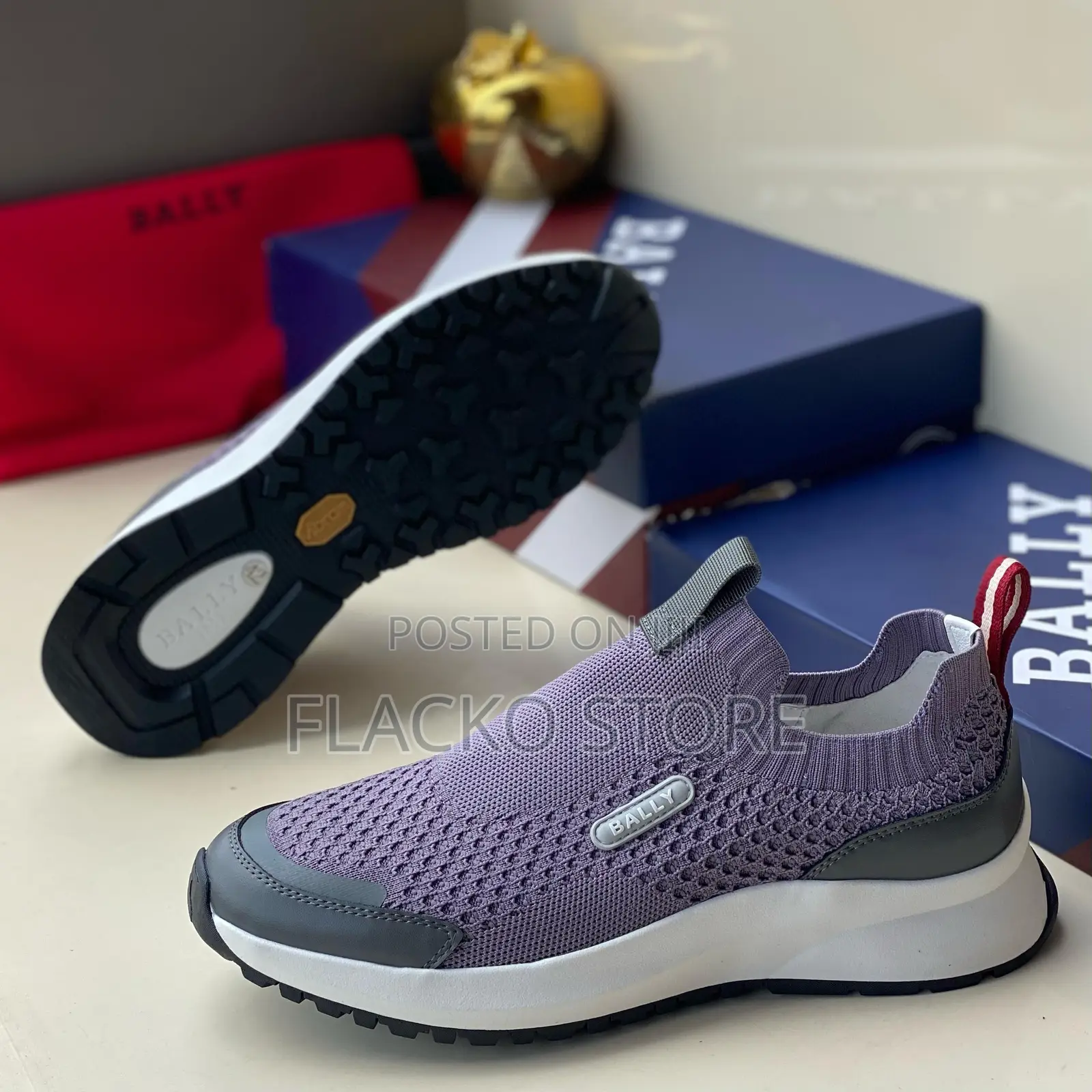 Original Bally Casual Slip Ons Sneakers