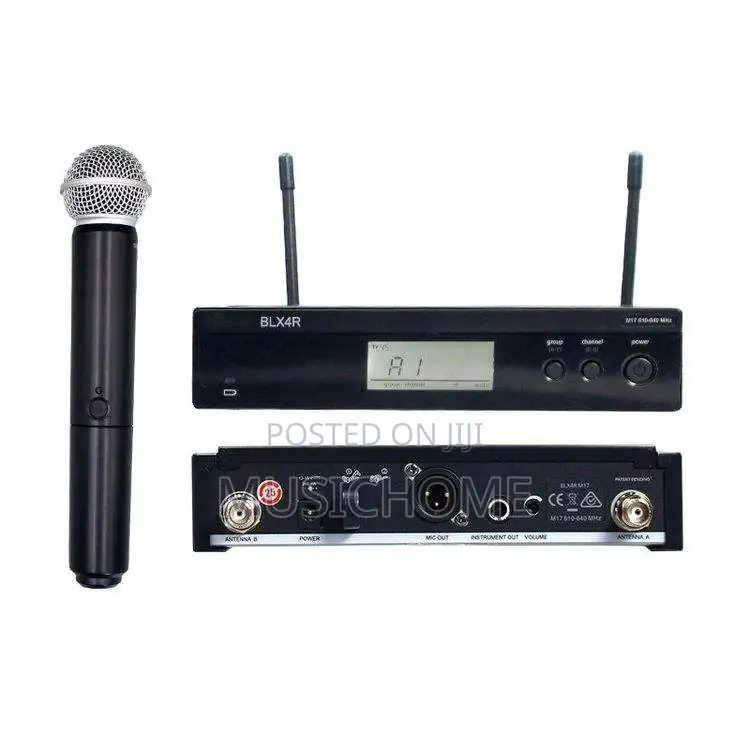 Professional Blx24r/Pg58 Uhf Wireless Microphone System