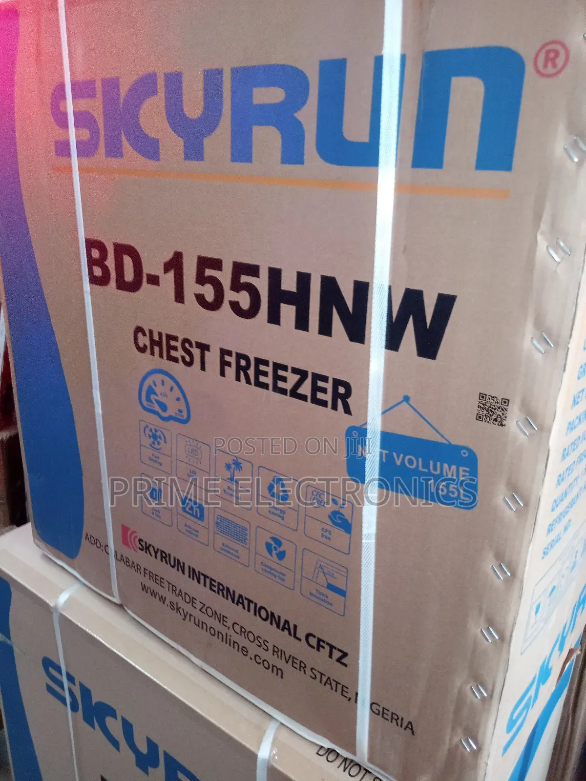 Skyrun Chest Freezer 155 Liters