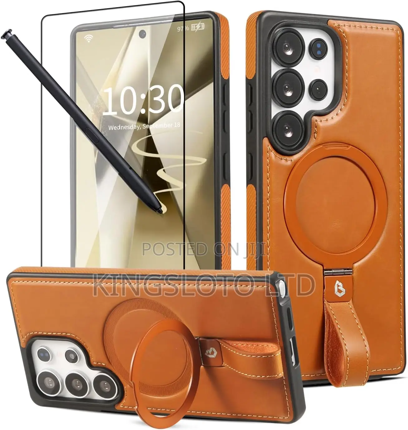 , Magnetic Series Leather Case Fpr S24/25 Ultra