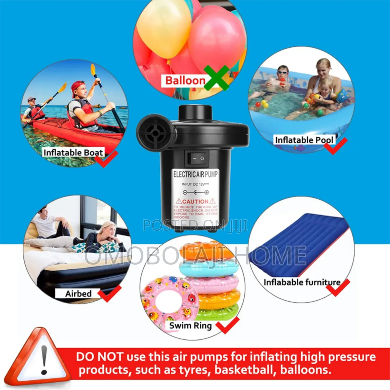 Electric Pumps for Inflatable Bed Inflator