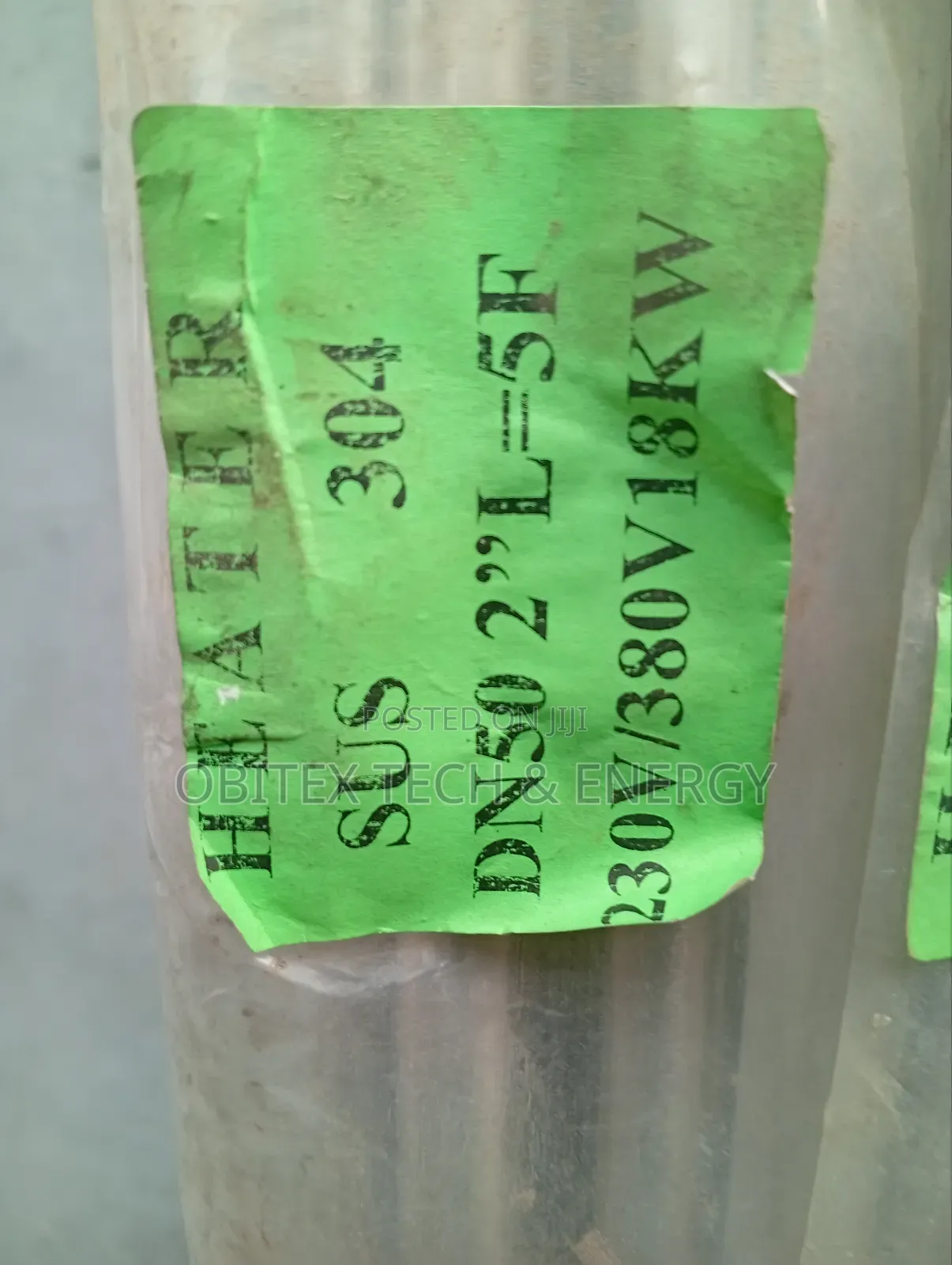 5 Feet Water Heater Element – 18kw, Sus 304, Dn50, 230v/380v