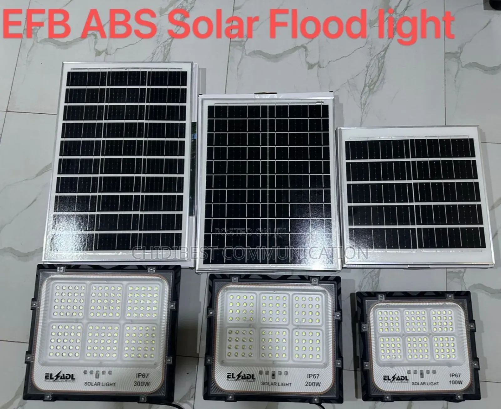 100 to 300wts Led Solar Flood Light Is Available